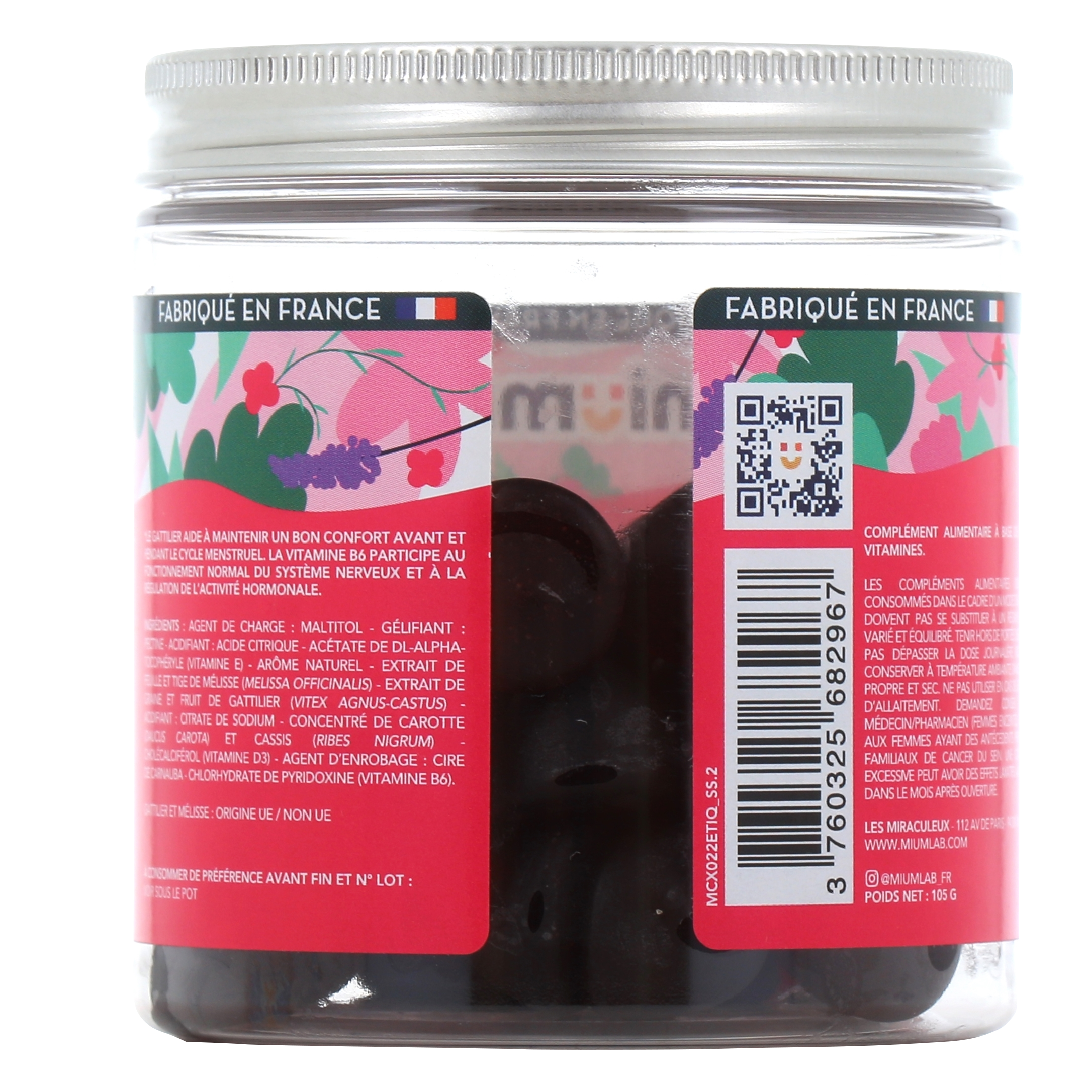 Mium Lab Gummies Confort Menstruel - SPM, règles