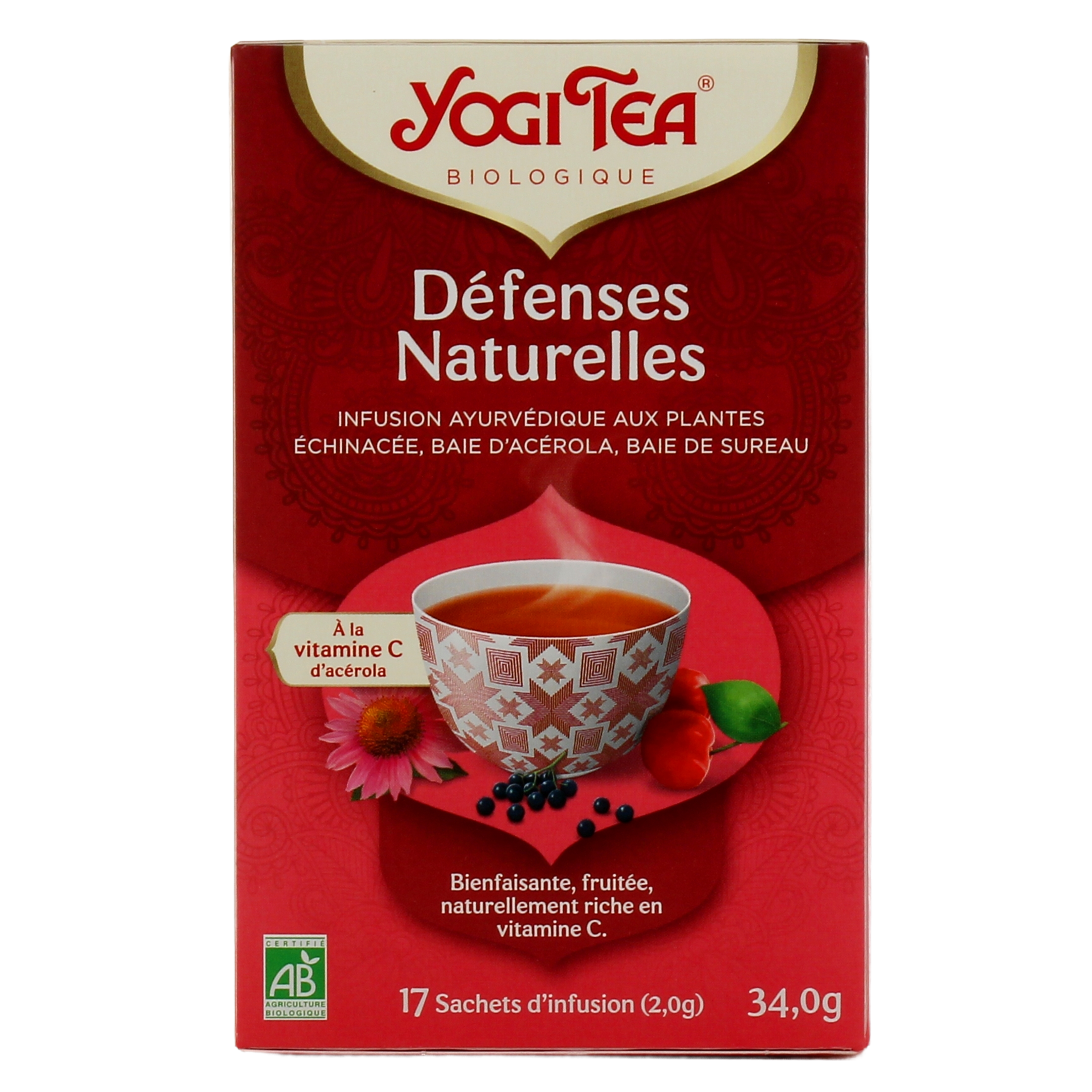Infusion Yogi Tea Défenses Naturelles.