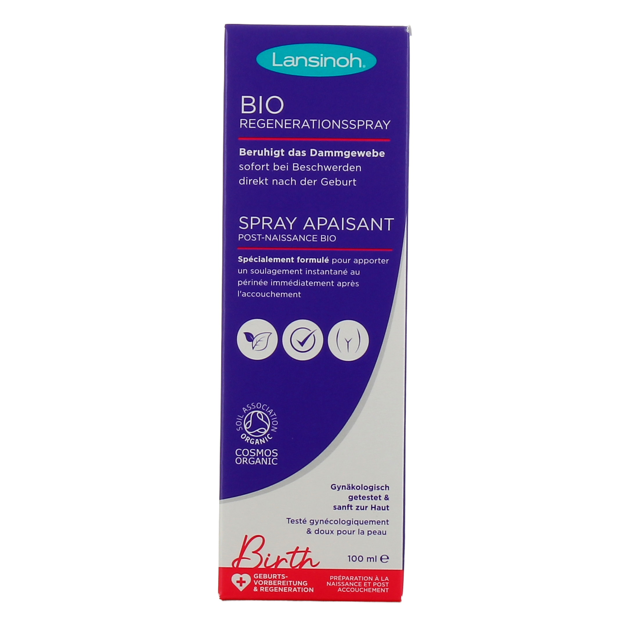 Spray apaisant post-accouchement bio (100 ml) : Lansinoh