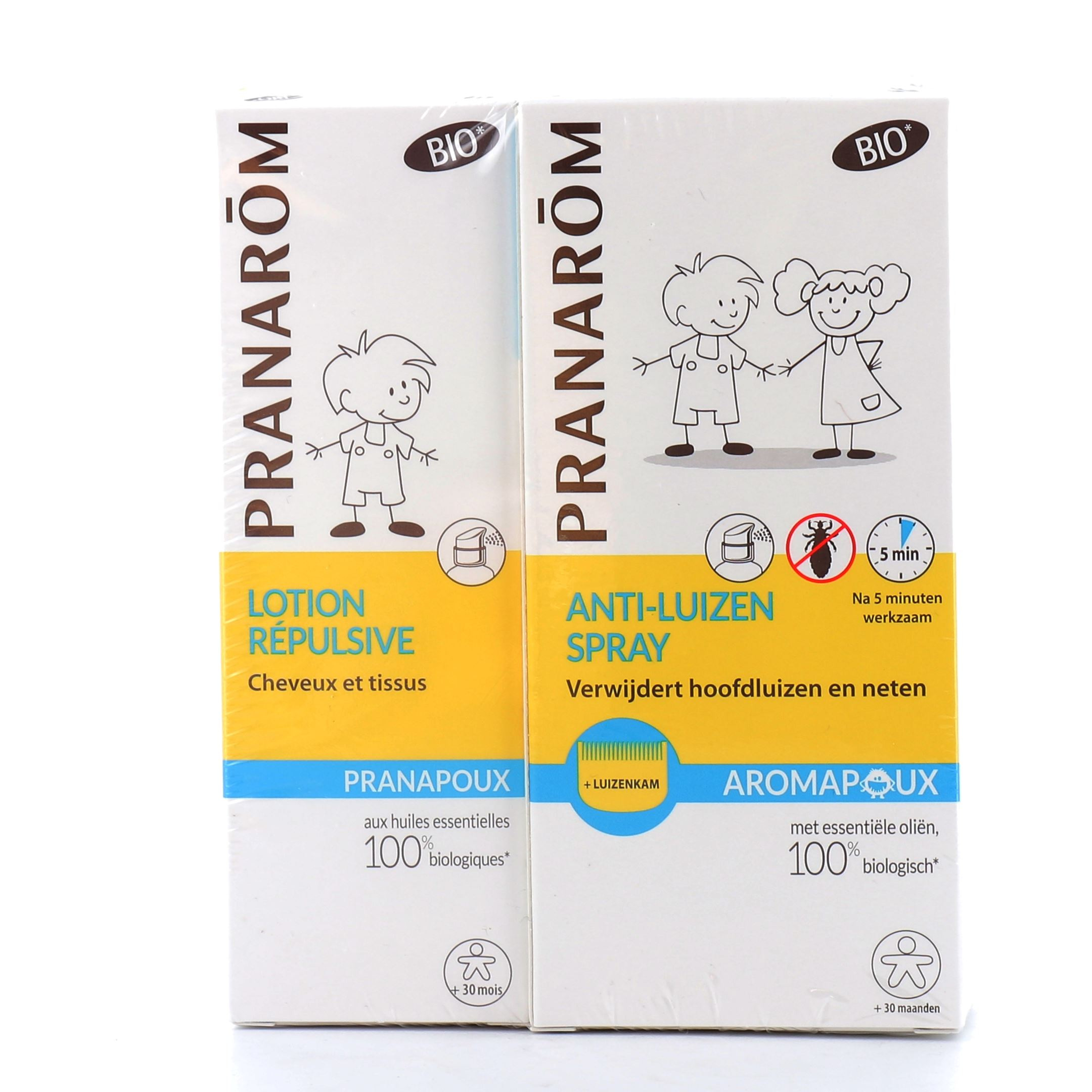Pranarom Aromapoux Spray répulsif poux - Pour cheveux et tissu