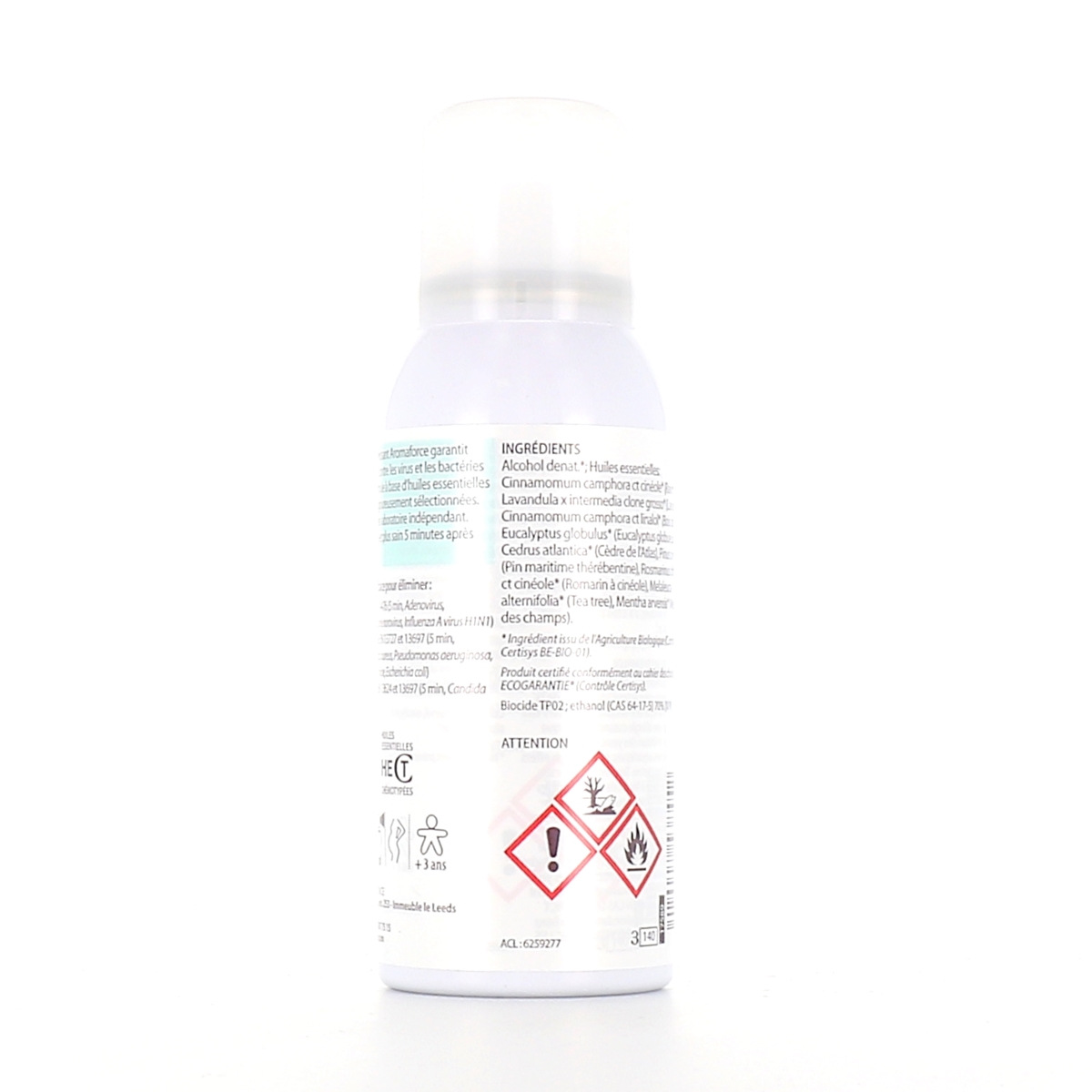 Spray Assainissant Orange douce Ravintsara - Aromaforce 150ml