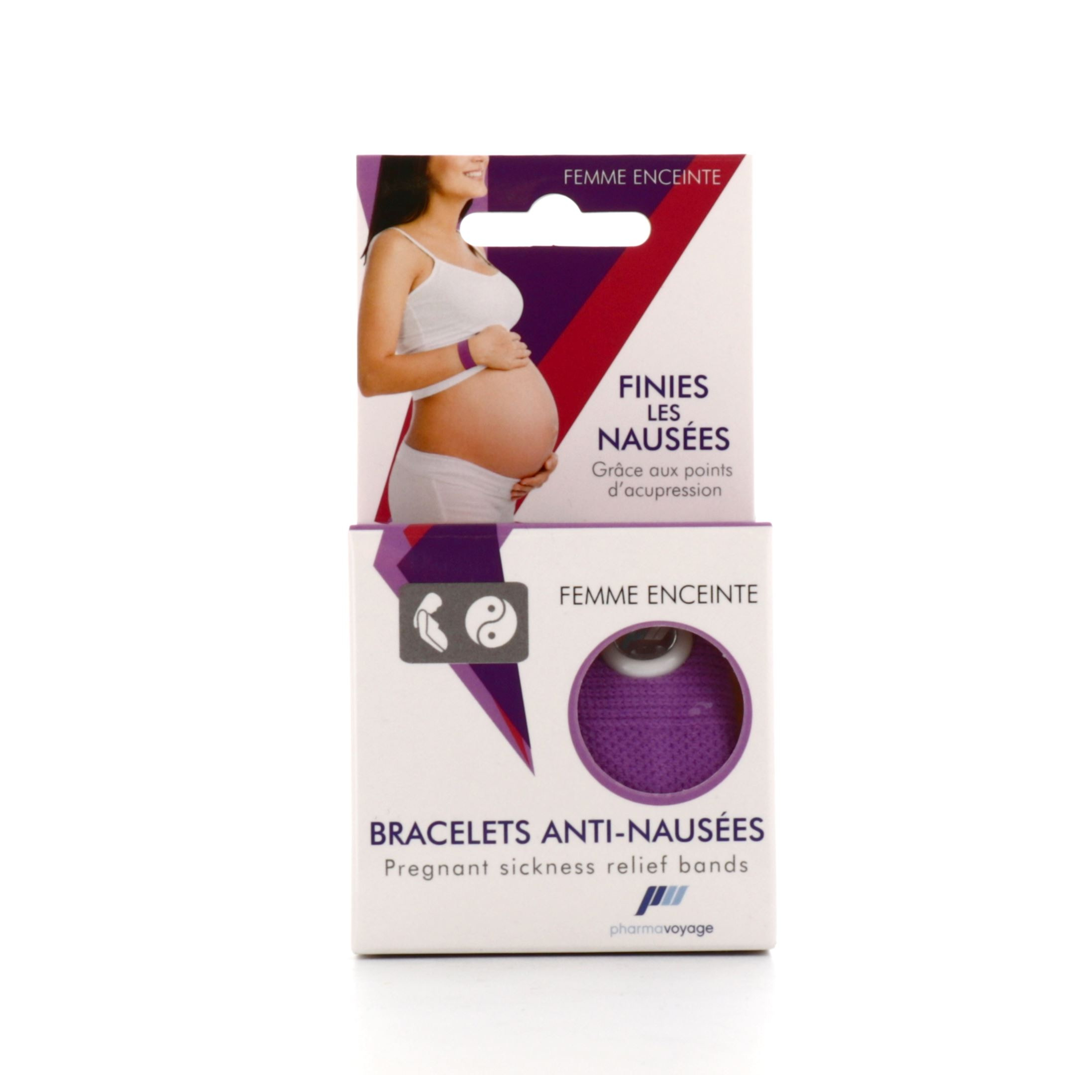 Pharmavoyage bracelet anti-nausées - Mal des transports et grossesse