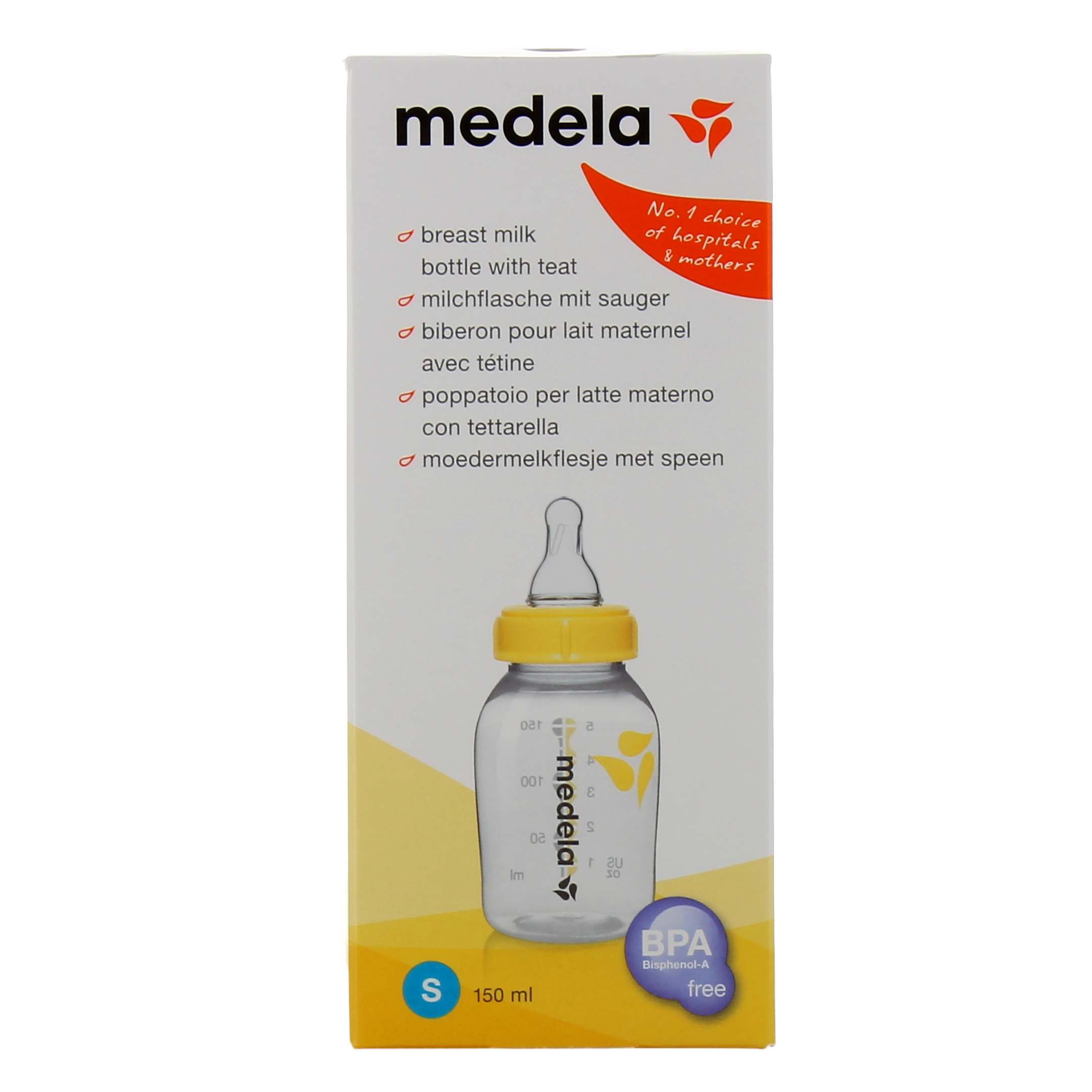 Biberon pour lait maternel avec tétine 250ml Medela. Livraison avec confort  médical santé 34600 Bédarieux.