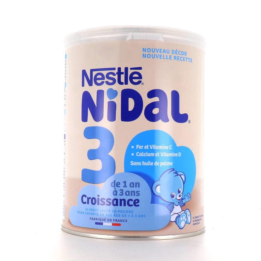 Lait Nestlé Nidal 3 Croissance, 800 gr