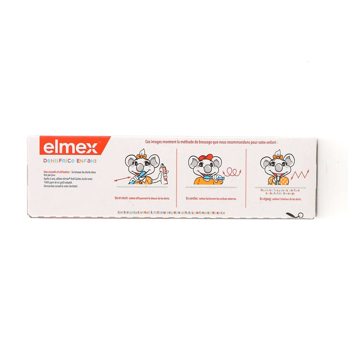 Elmex Dentifrice Enfant 3 à 6 ans 50 ml