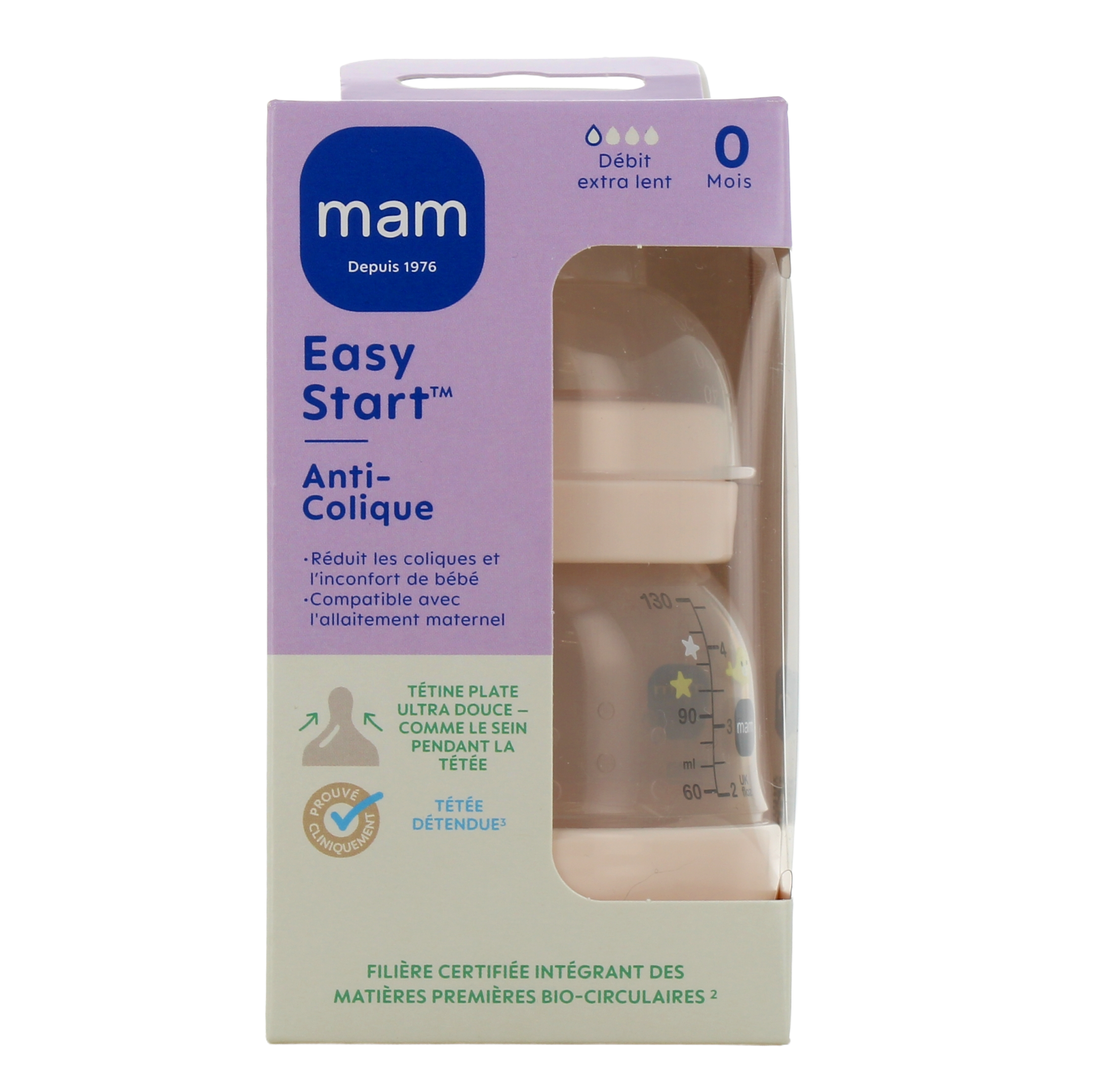 MAM Easy Start Biberon Anti-colique 130 ml