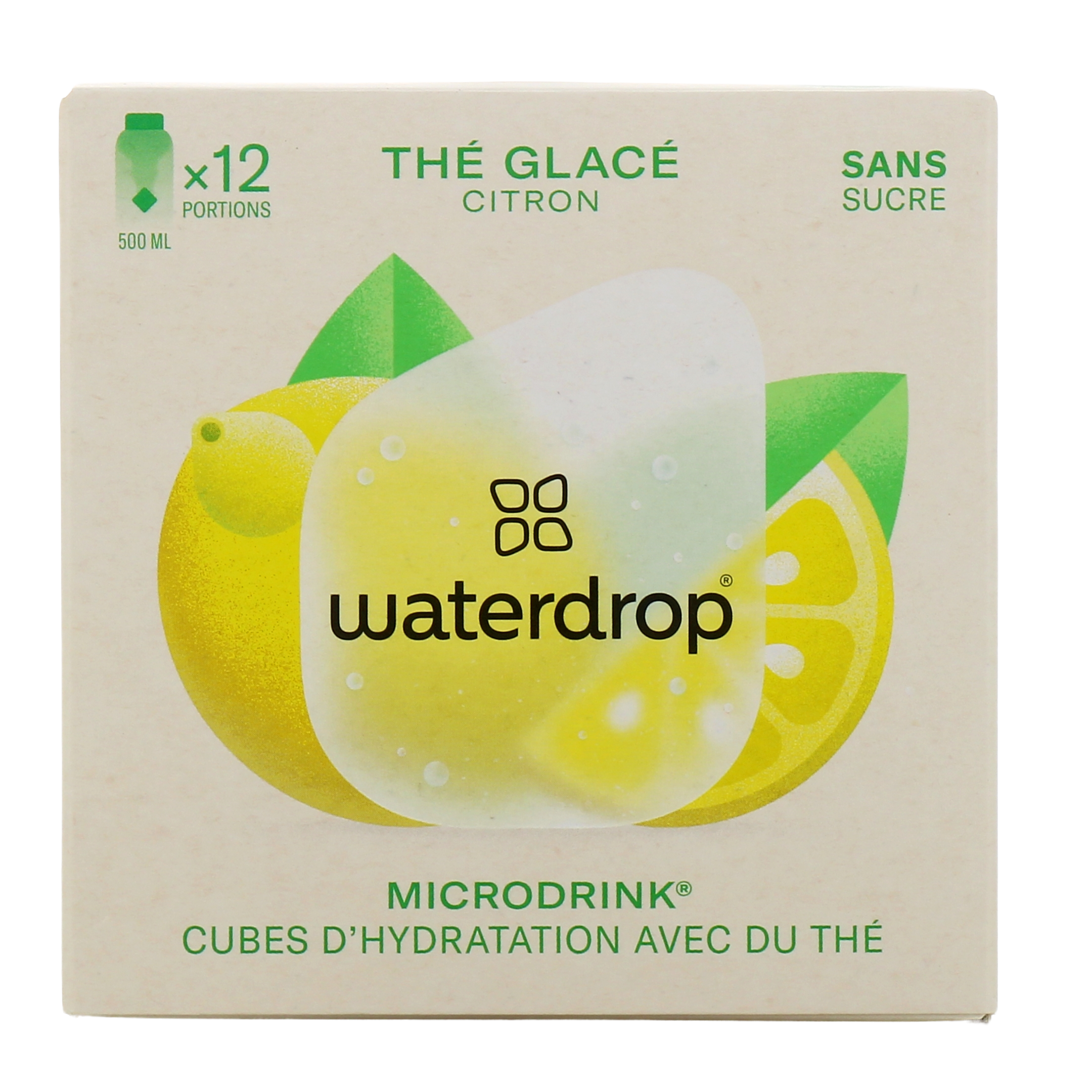 Microdrink THÉ GLACÉ MYRTILLE Waterdrop - 12 cubes à dissoudre