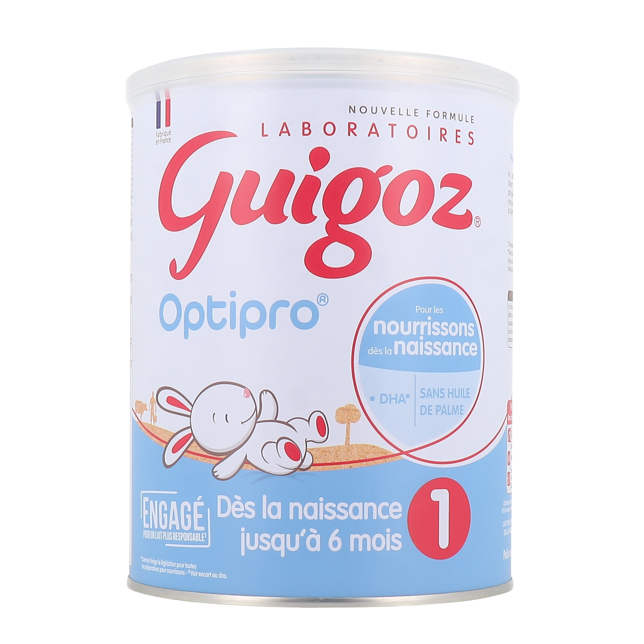 Guigoz Bio lait 1er âge - Sans huile de palme, source de DHA