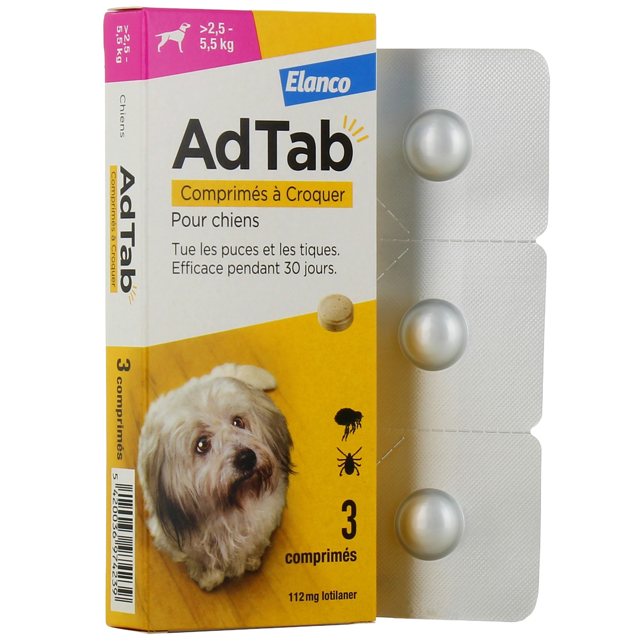 Frontpro™ - Comprimés anti-puces et anti-tiques pour chien