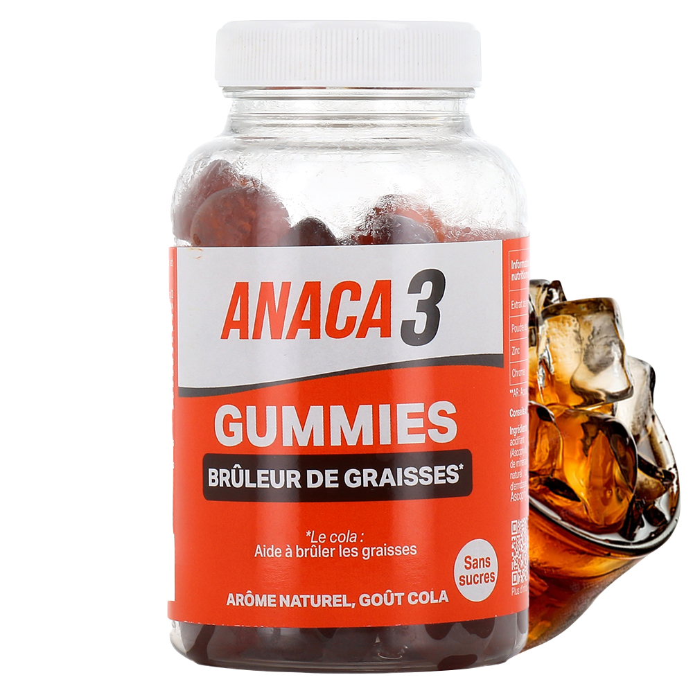 ANACA 3 - 60 Gummies Brûleur De Graisses - Complément Alimentaire