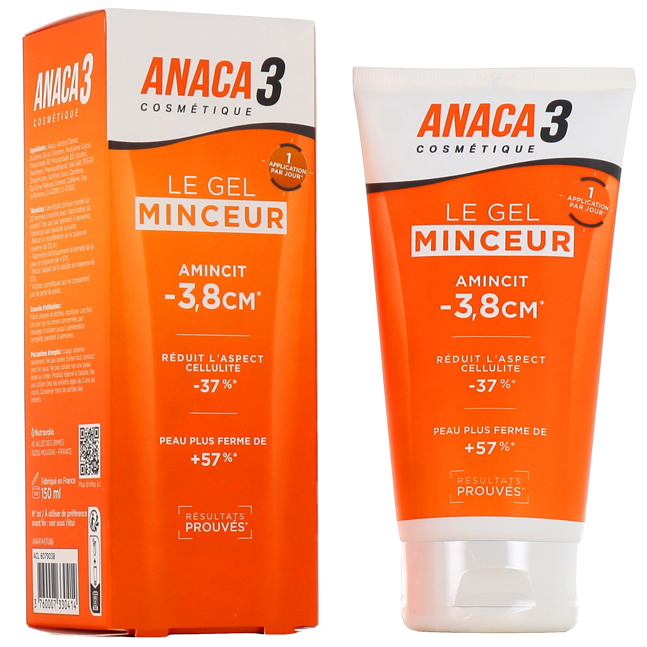 Anaca 3 gel minceur : Achet de gel pour maigrir rapidement en ligne