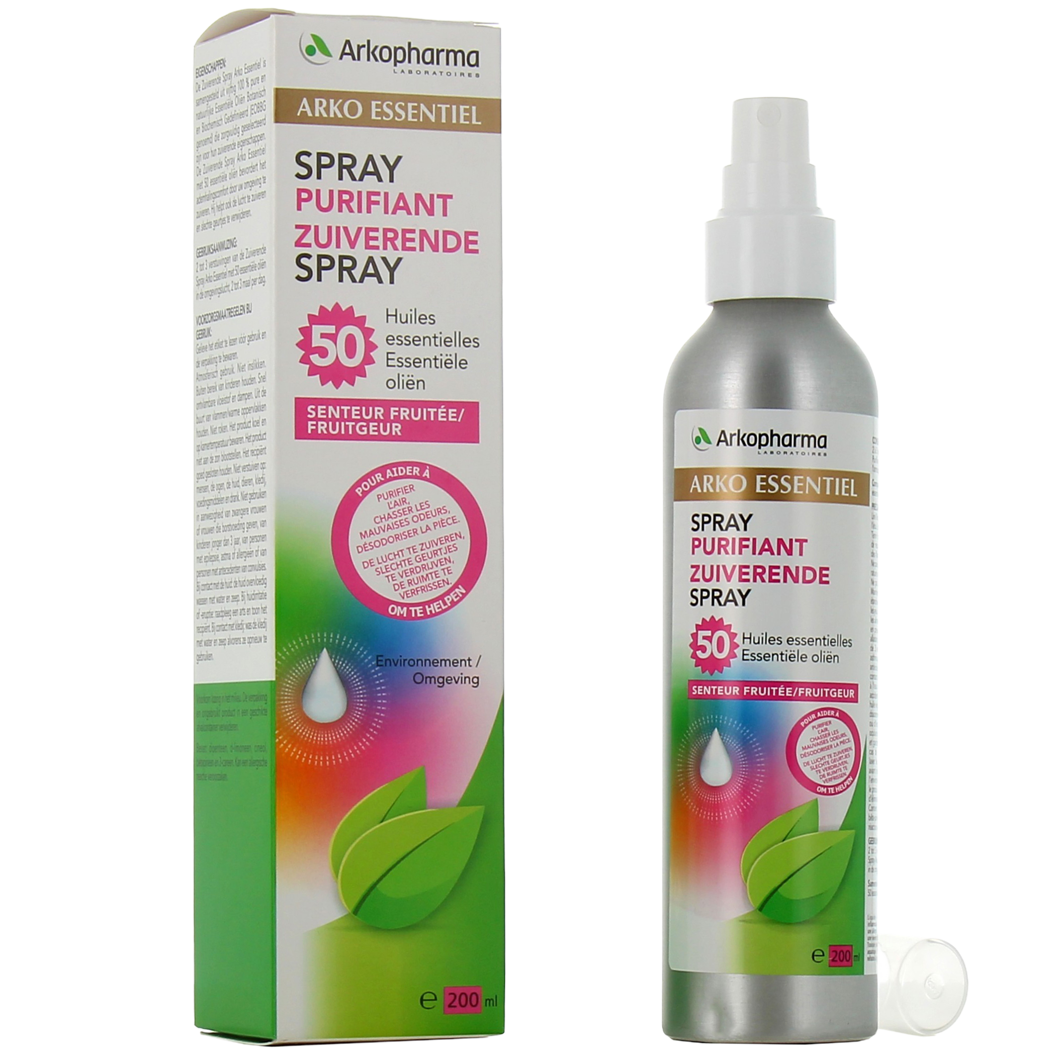 Spray purifiant et assainissant Bio - 200ml