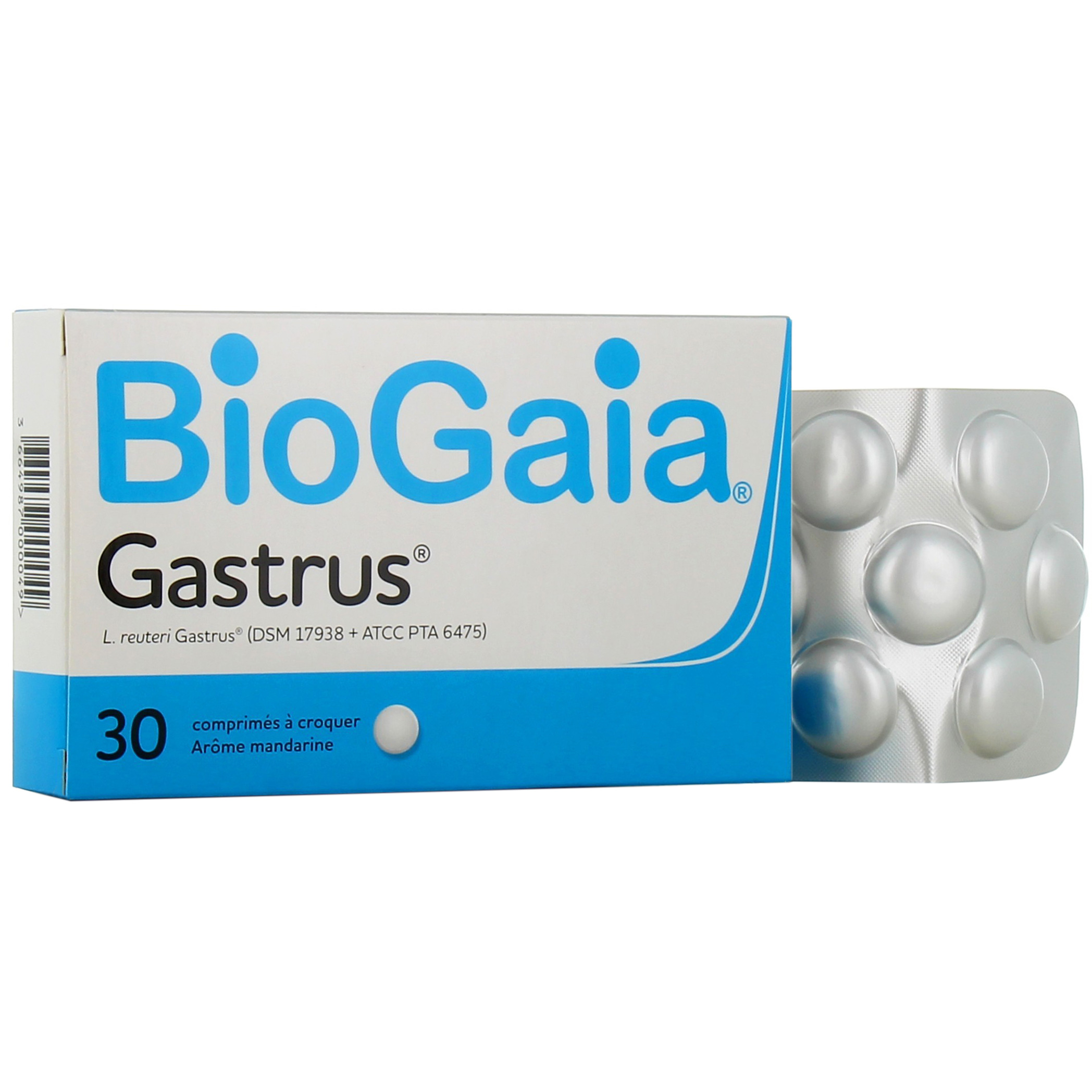 BioGaia Lactobacillus Reuteri ProTectis fraise - 30 comprimés à croquer -  Pharmacie en ligne