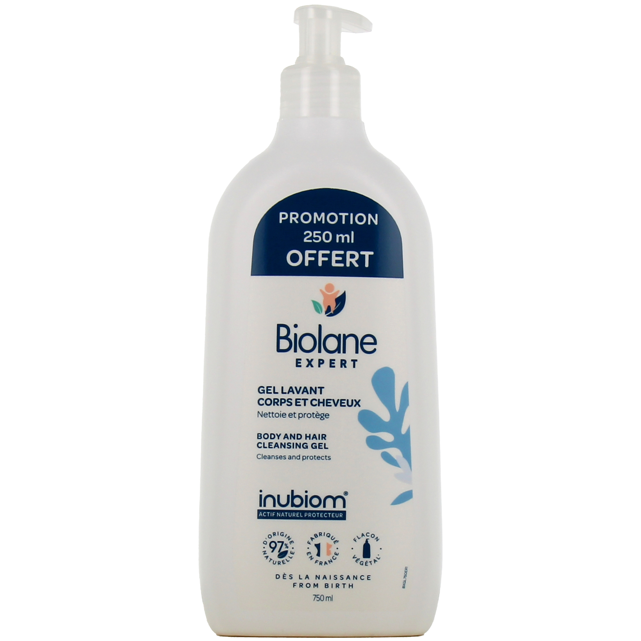 Biolane Expert gel lavant corps & cheveux Éco-Recharge 500ml