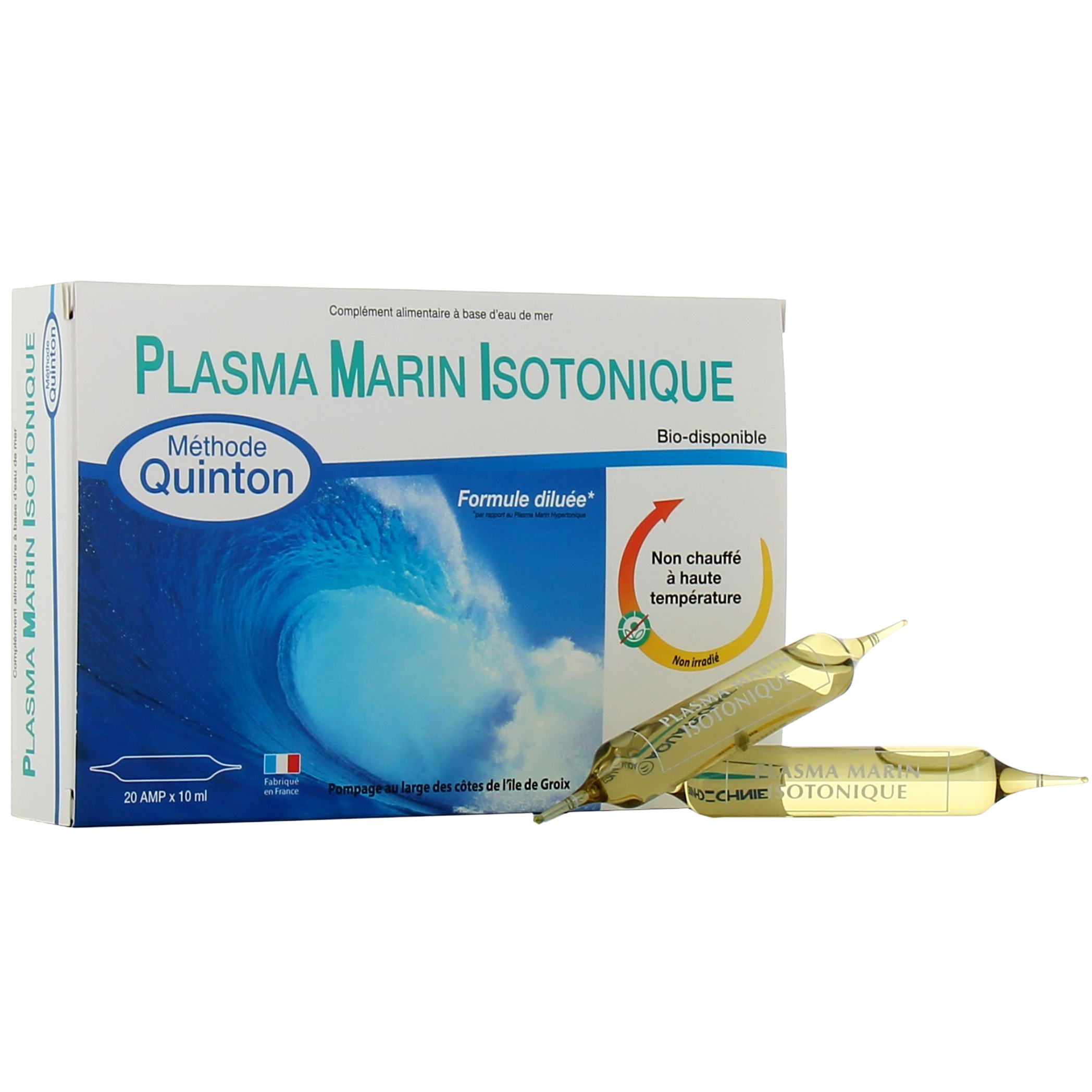 Biotechnie ampoules plasma marin isotonique - Eau de Quinton