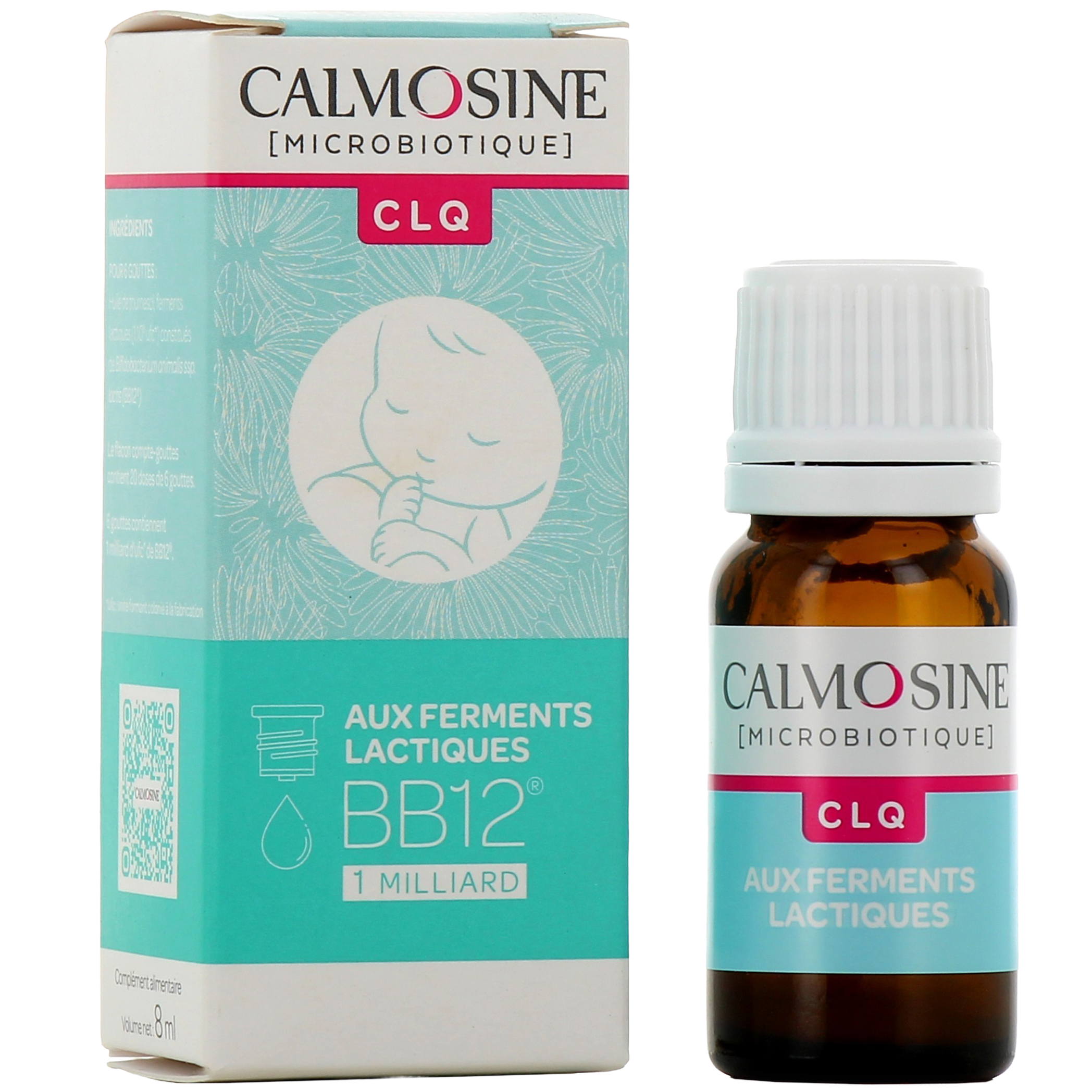 CALMOSINE Microbiotique CLQ BB12 8 ml Colique du nourrisson - Pharmacie Veau