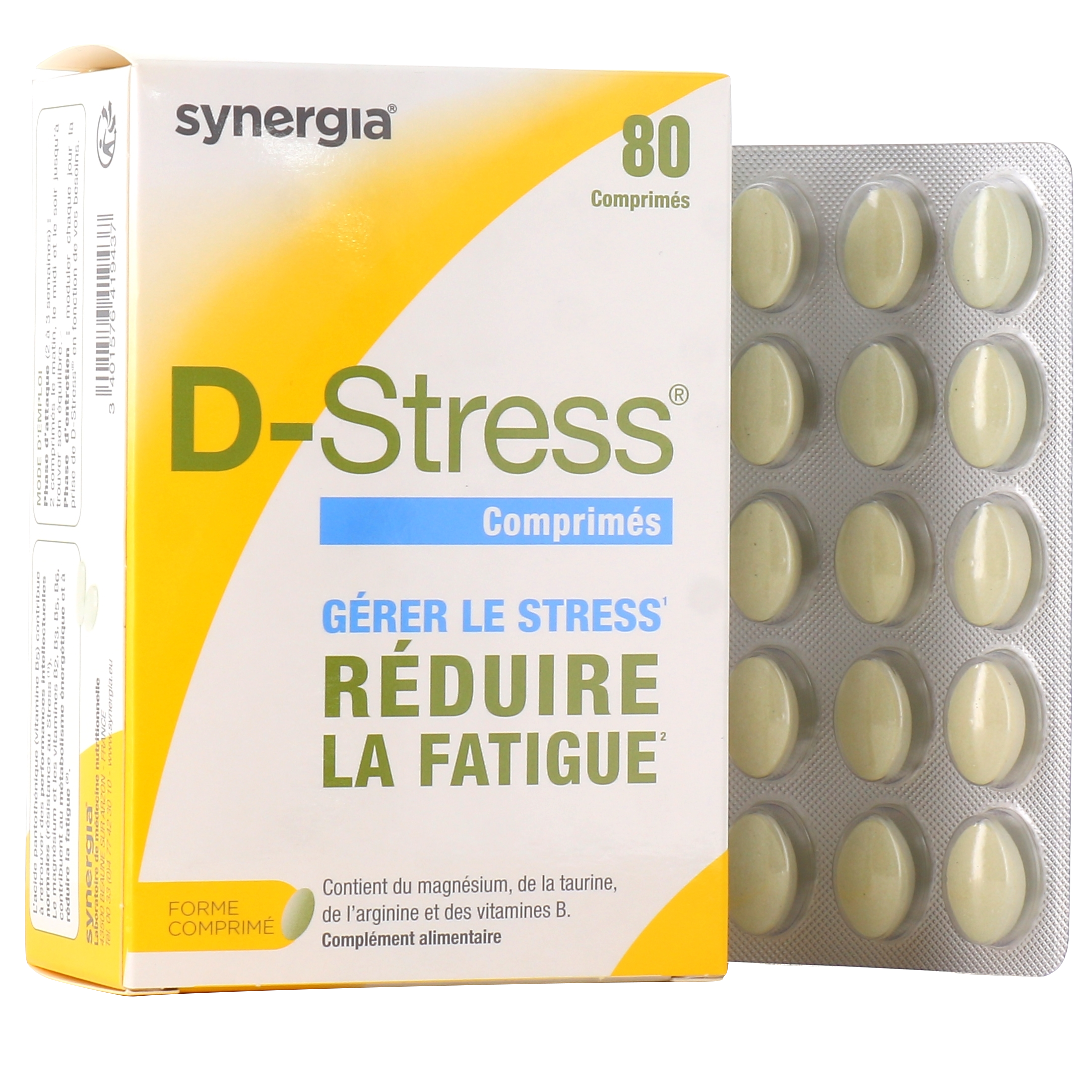 D STRESS Complément alimentaire anti-fatigue Boîte/80