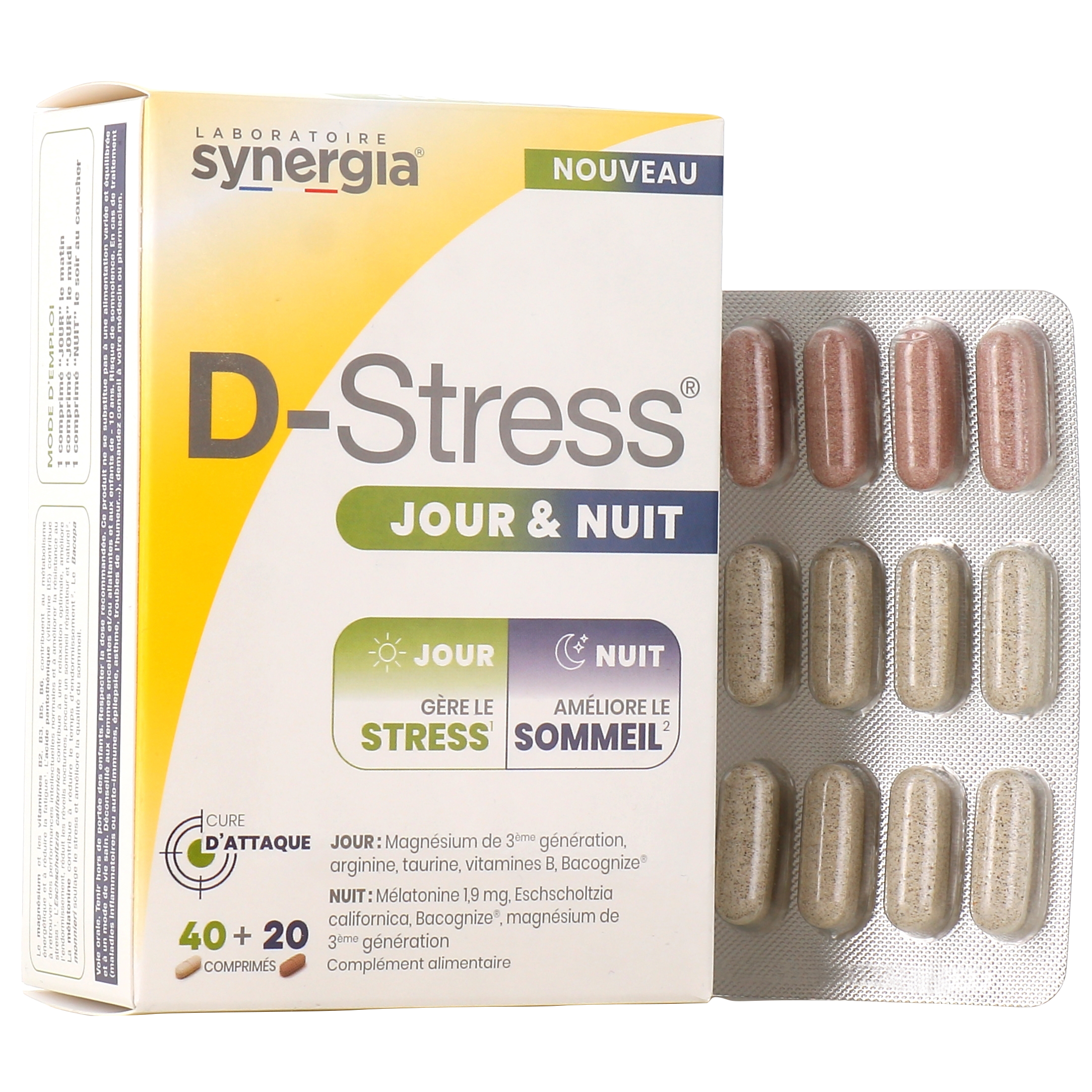 D-Stress Anti-Fatigue 80 comprimés - Vente en ligne!