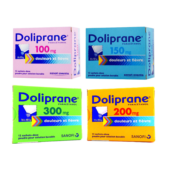 Doliprane 200mg - 12 sachets - Pharmacie en ligne
