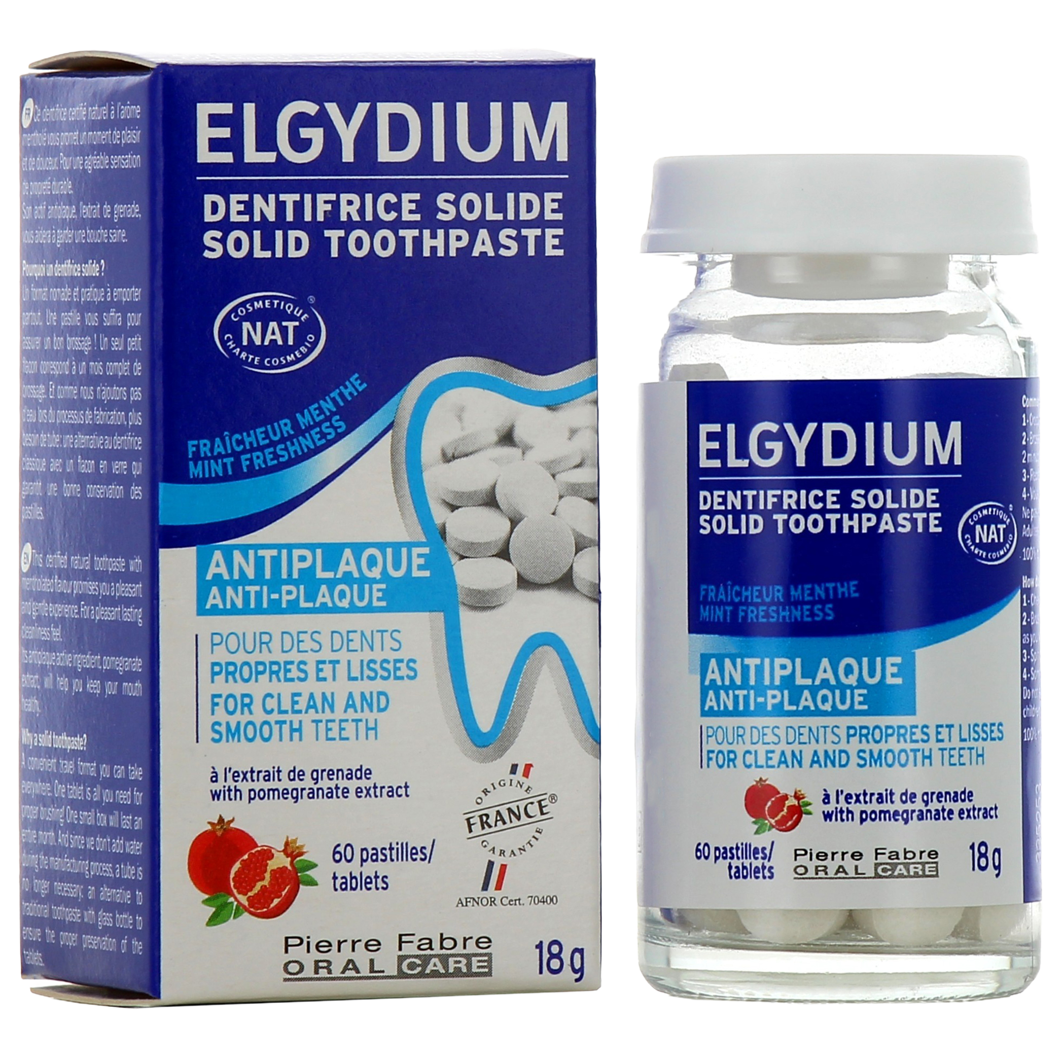 Elgydium dentifrice solide à croquer - Actif anti plaque dentaire