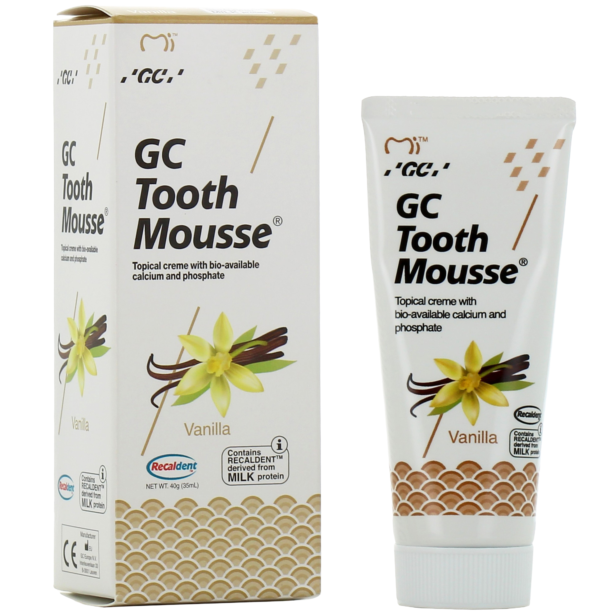 GC Tooth Mousse crème protectrice reminéralisante pour dents sensibles sans  fluorure 