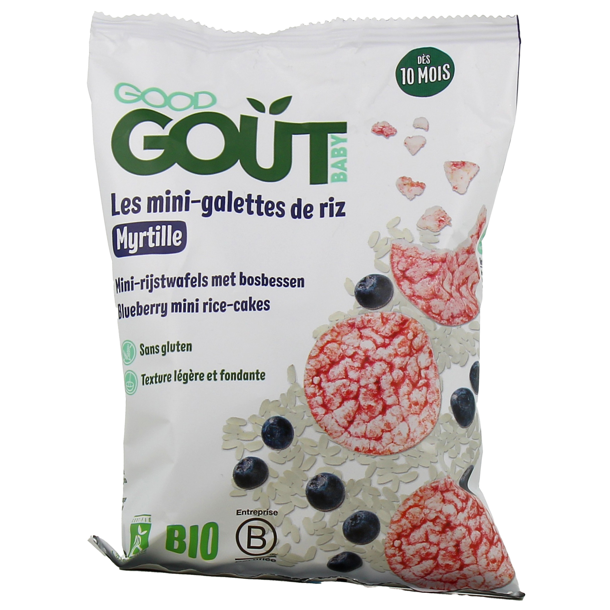 Galettes de riz complet Bio sans gluten Origine France 