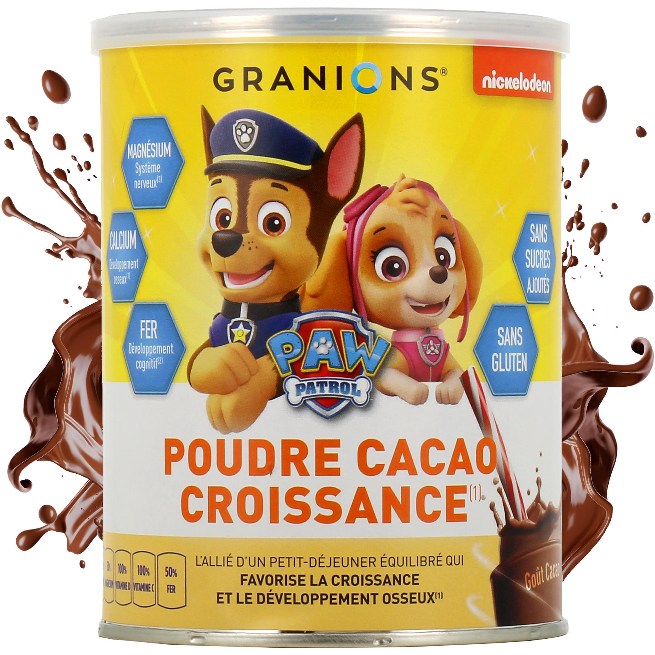Pat Patrouille - Poudre Croissance Cacao