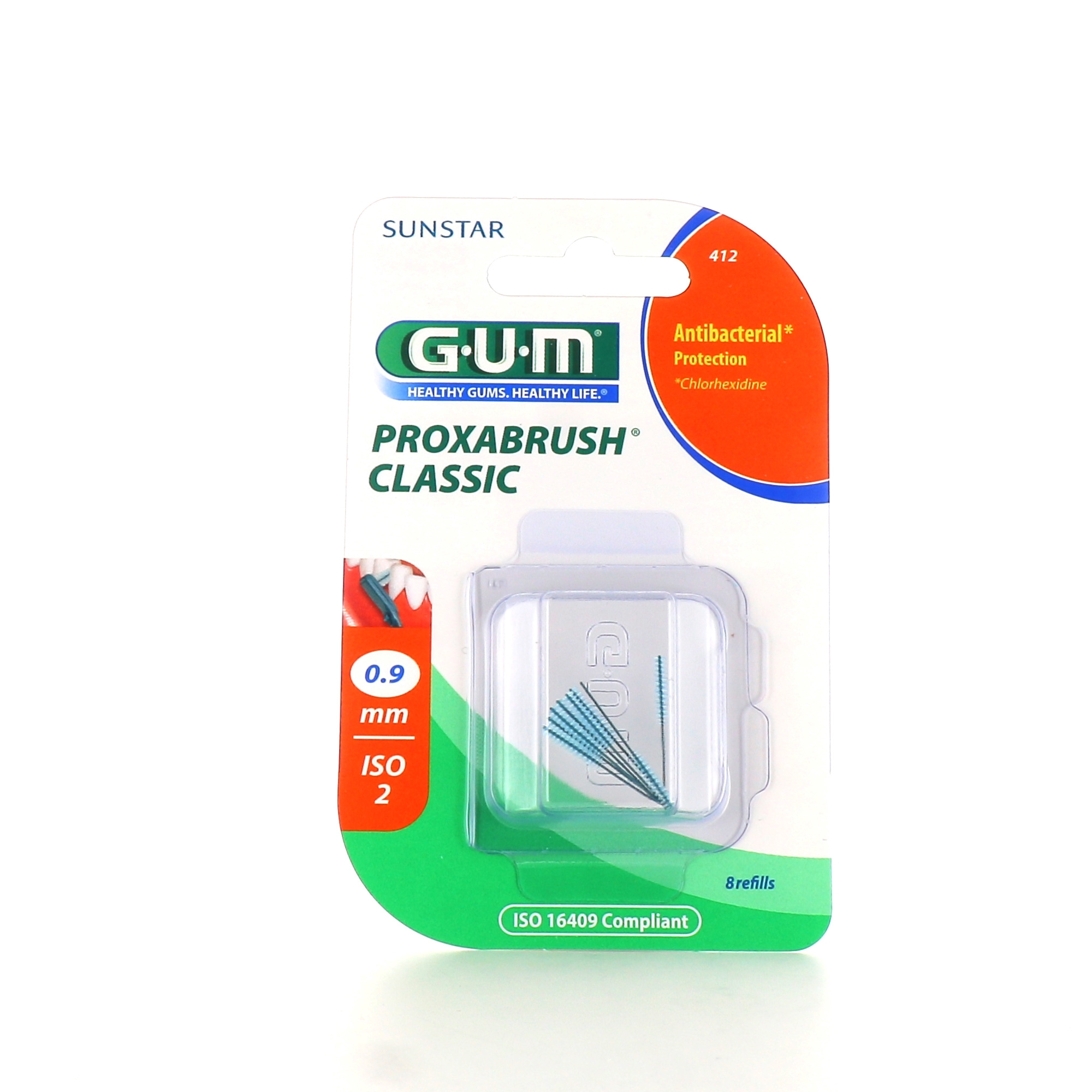Gum brossettes interdentaires proxabrush classic x8 - Pharmacie