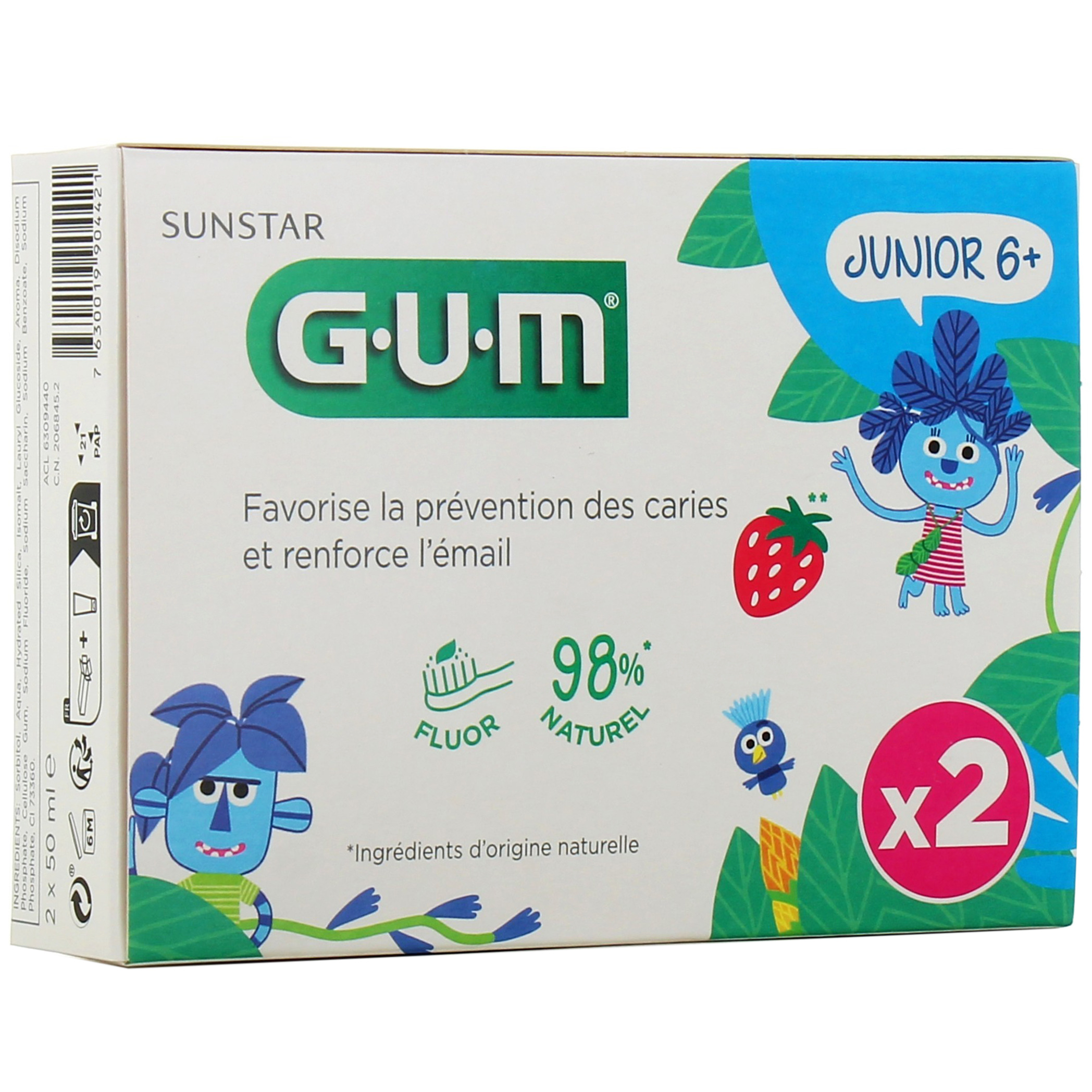GUM DENTIFRICE JUNIOR 50 ML - GUM - Dentifrices Enfants