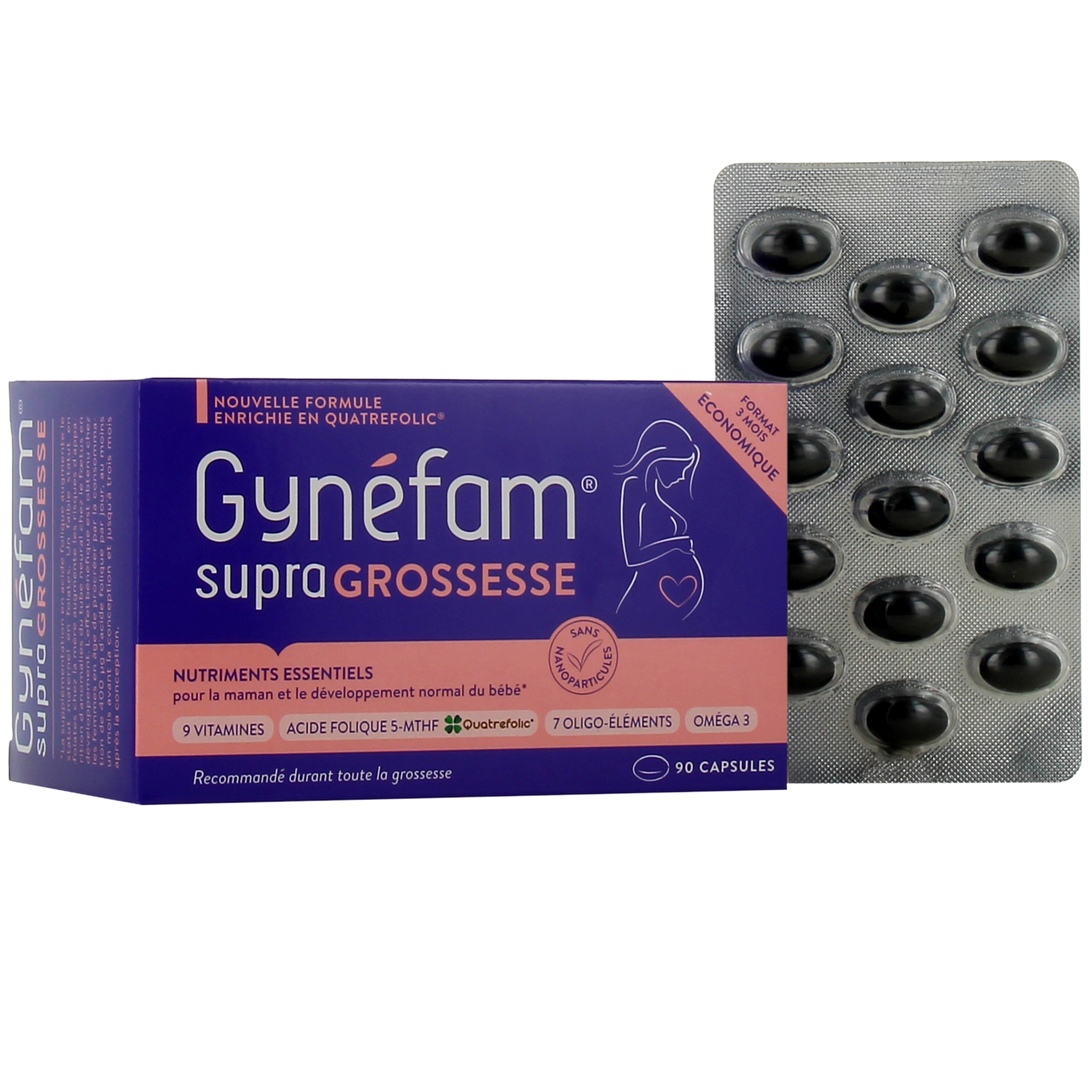 Pharmaservices - Gynéfam supra grossesse 90 capsules