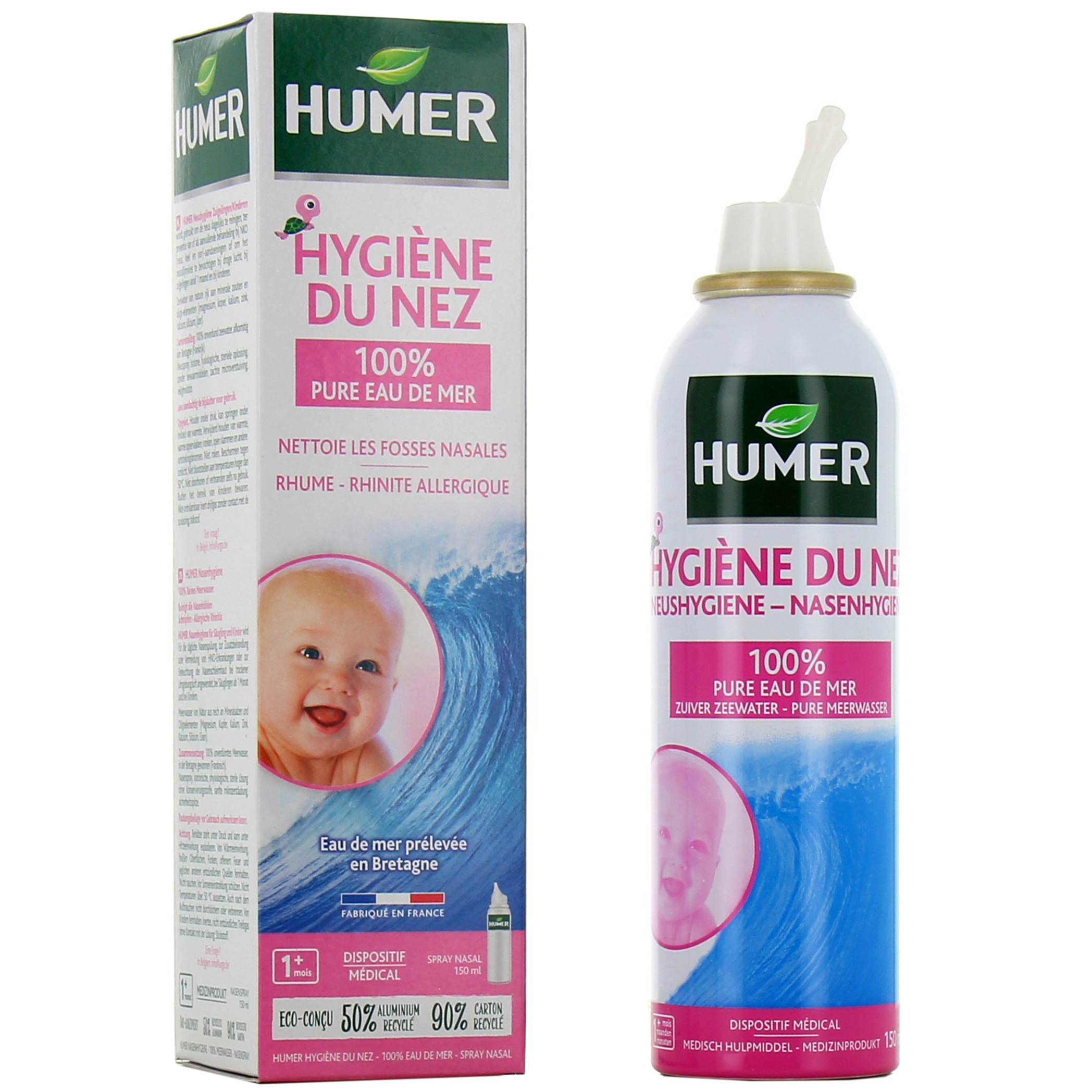 Humer Hygiène du Nez Adulte 150 ml