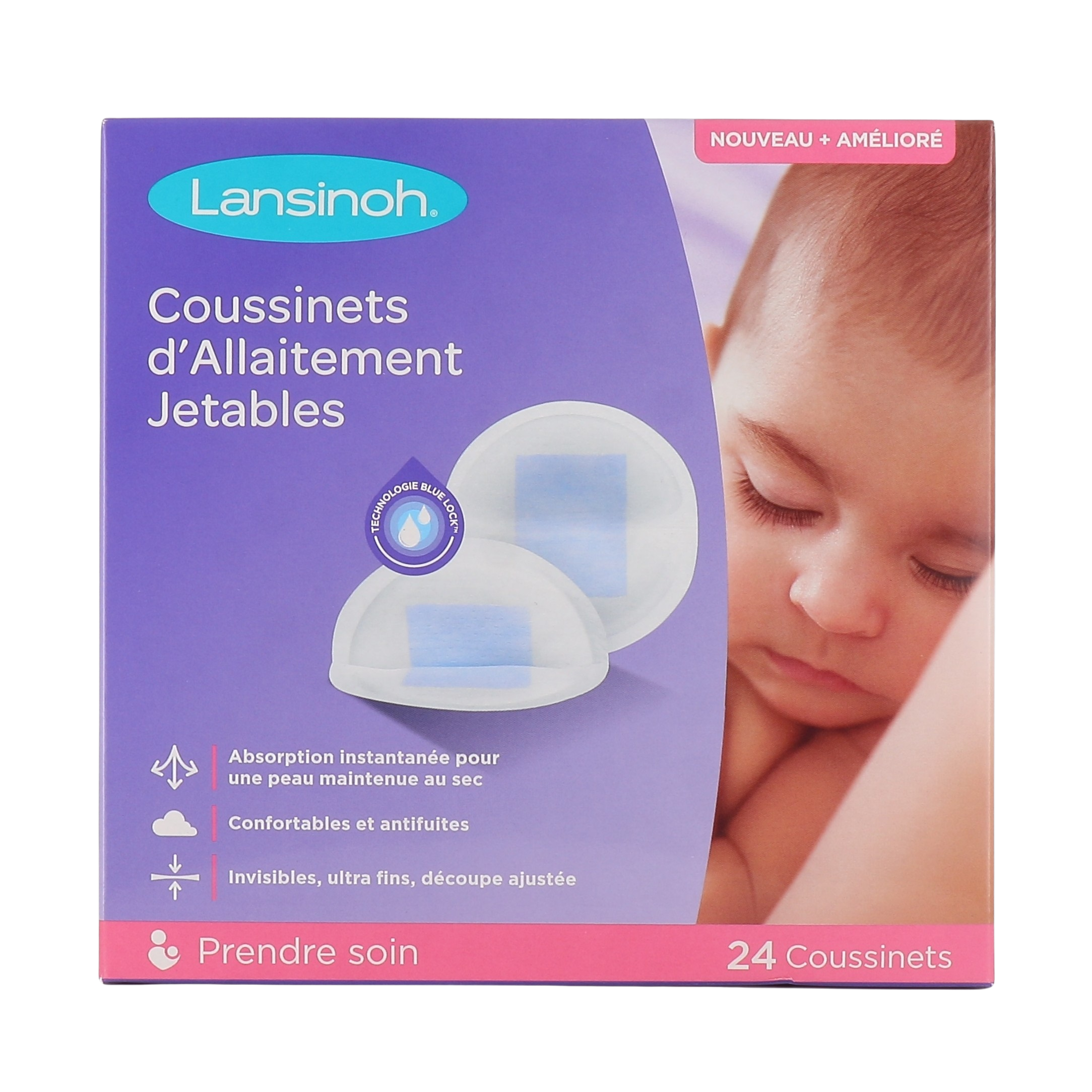 Lansinoh Coussinets d'allaitement lavables - Maternité