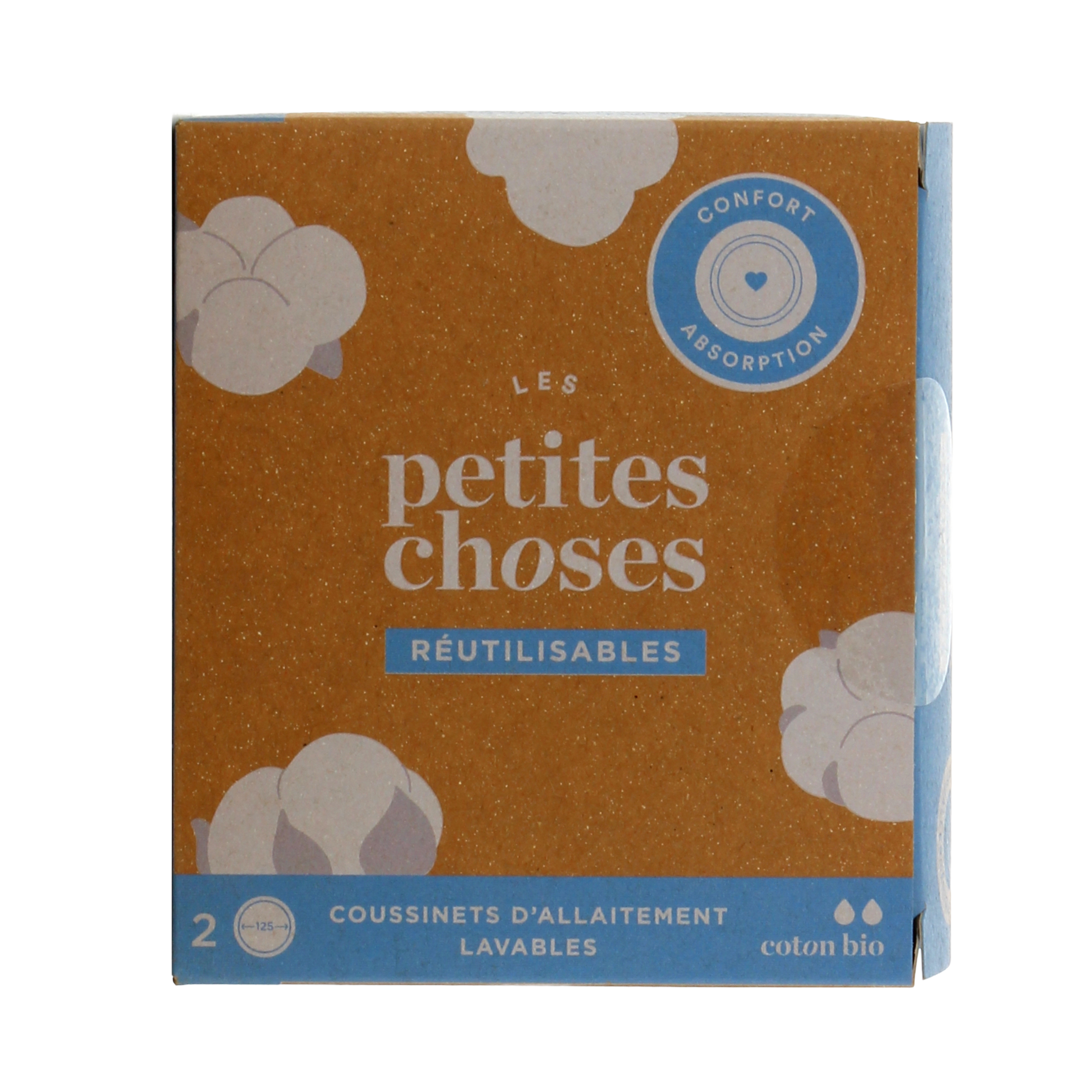 Coussinets d'allaitement fuites de lait lavables en coton bio Les Petites  Choses