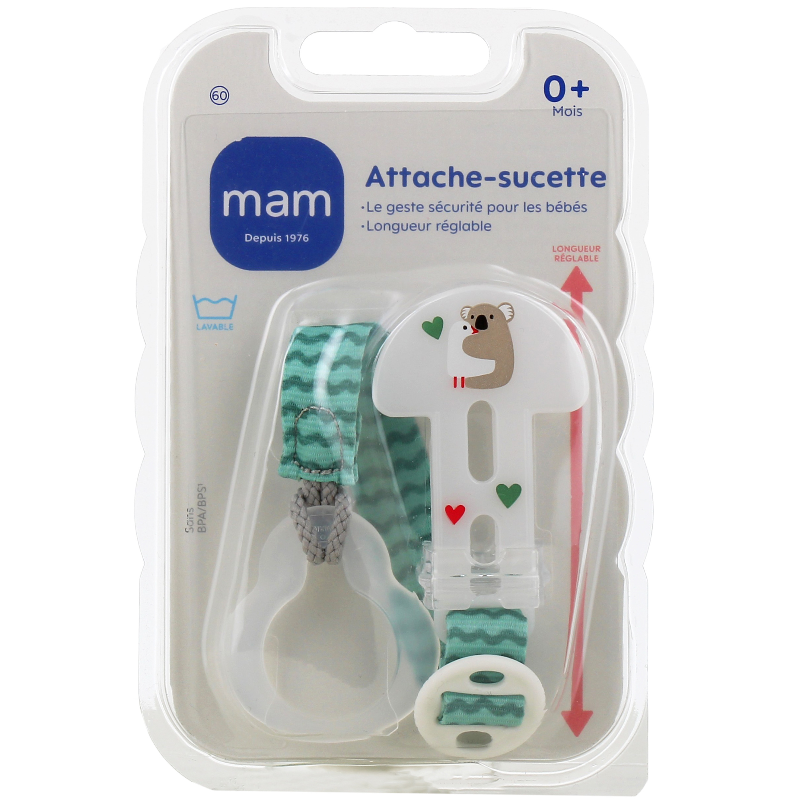 Sucettes & Anneaux de Dentition: MAM Attache-Sucette Universel