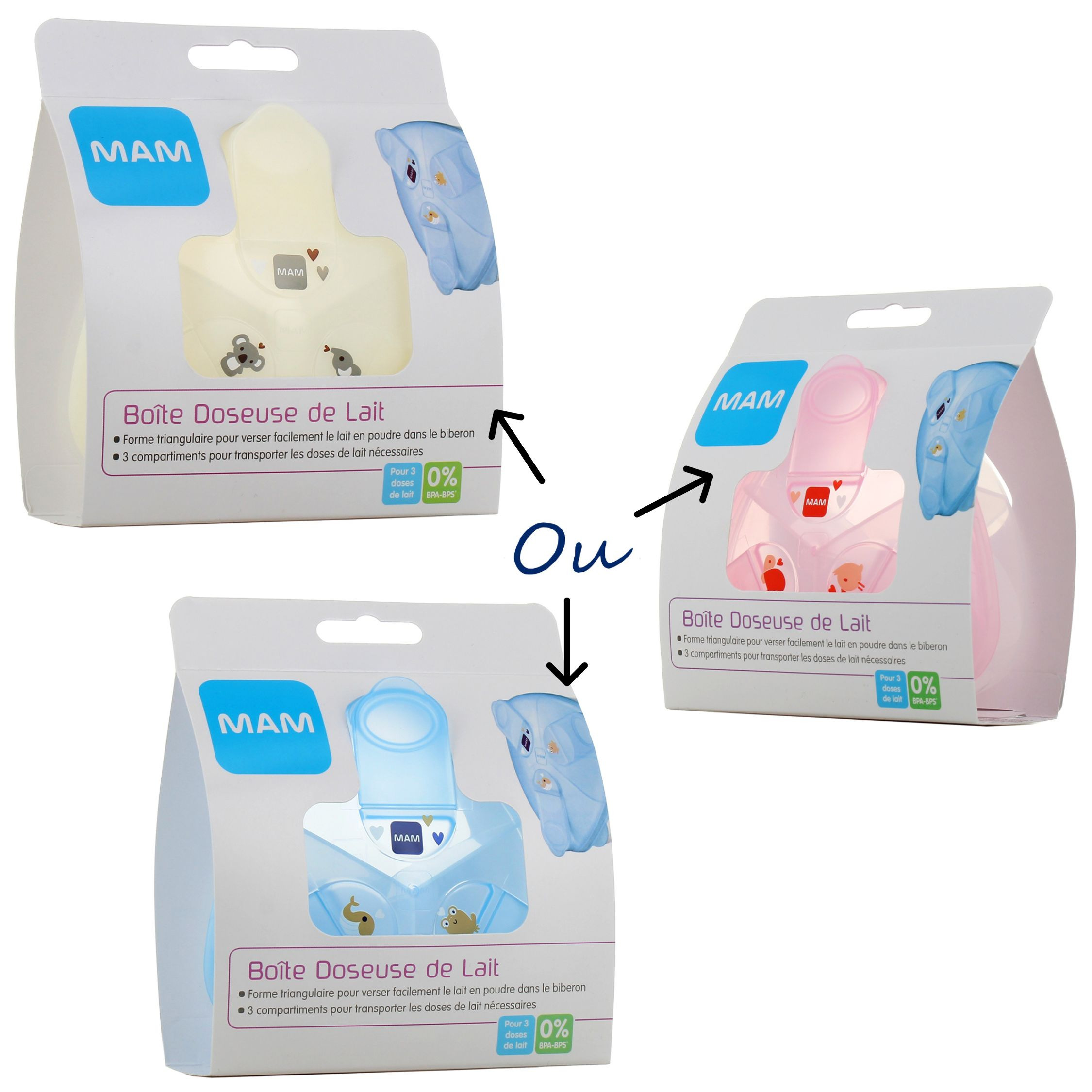MAM Boite Doseuse Lait en Poudre 1 Kit - Pratique et Sans BPA - Pharma360