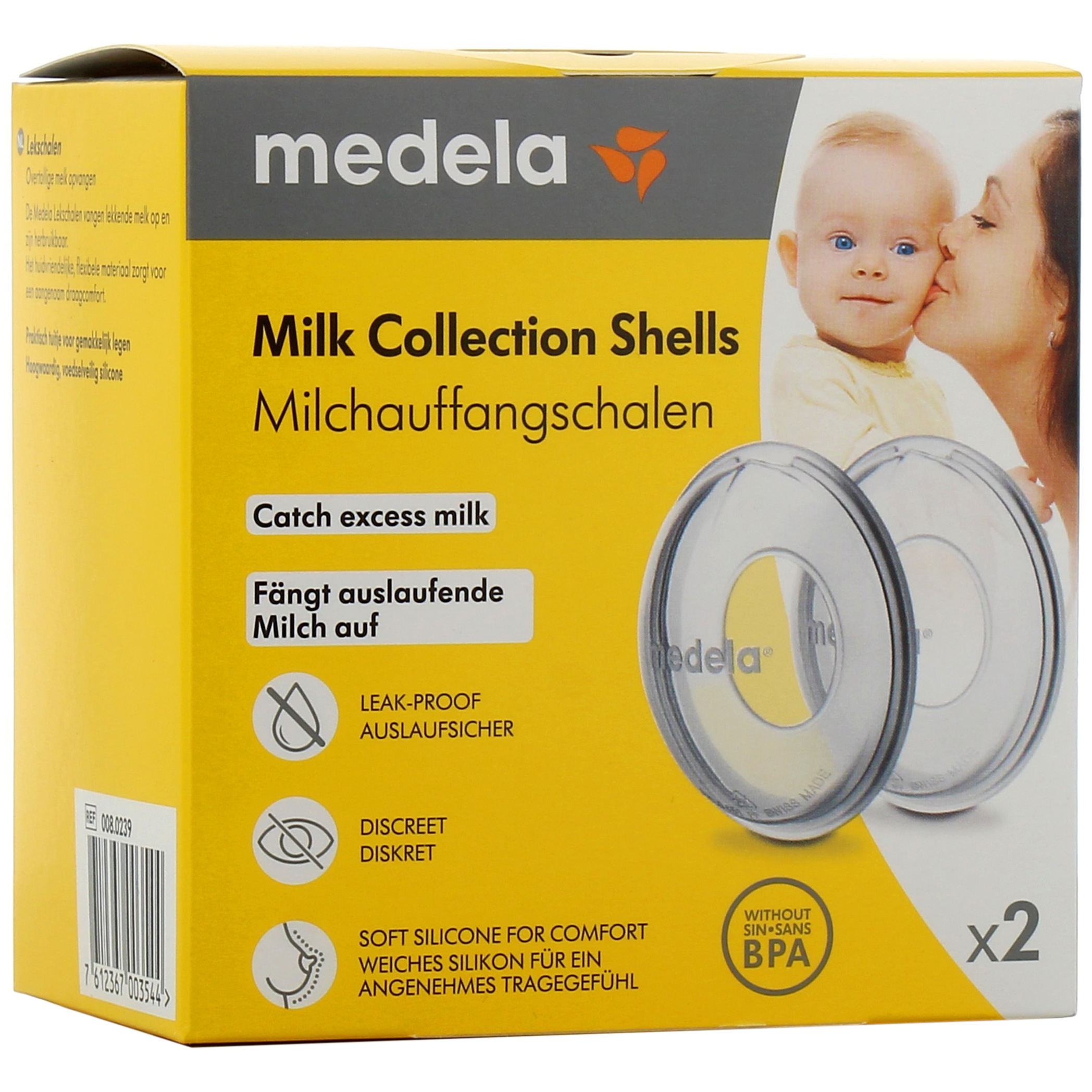 Coupelles recueil-lait Medela