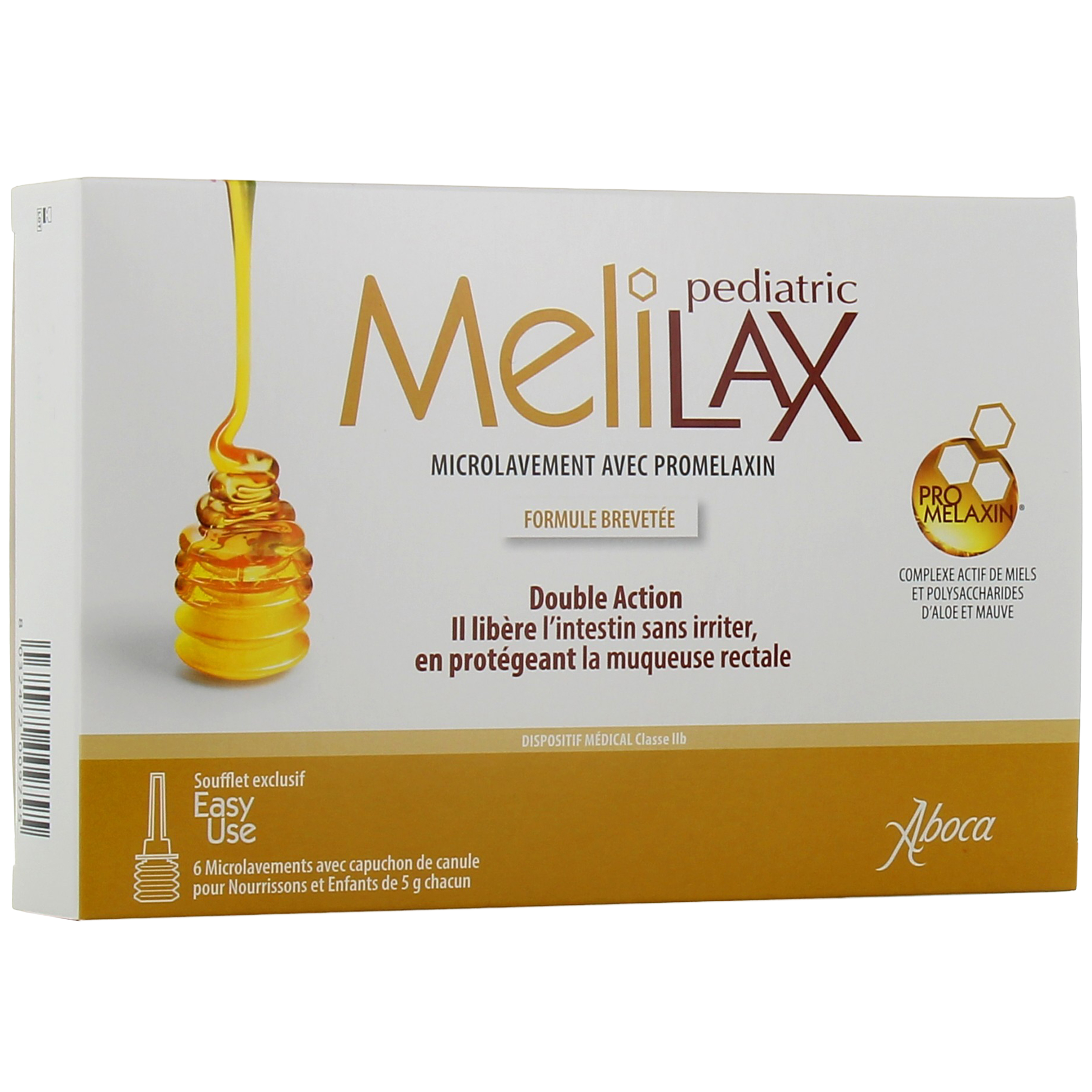 Melilax Pediatric, boite de 6 microlavements - La Pharmacie de Pierre