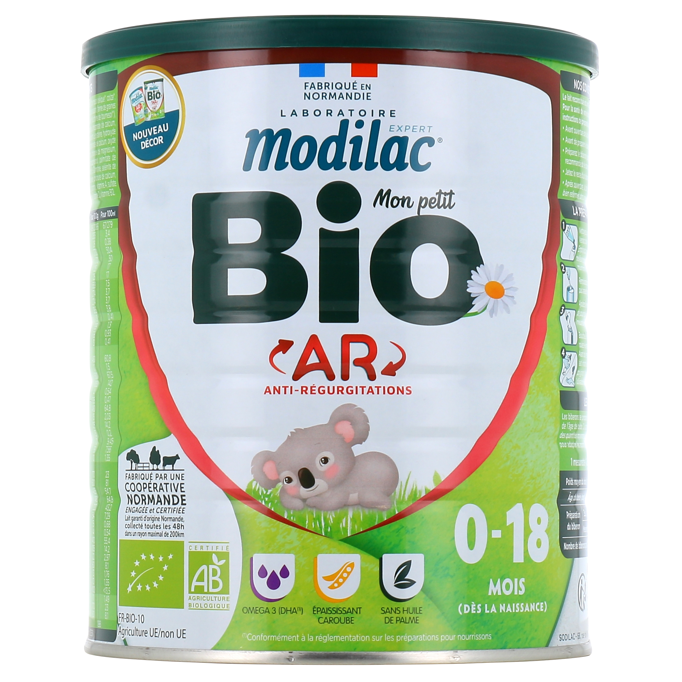 Modilac Bio AR Lait anti régurgitations - De 0 à 18 mois