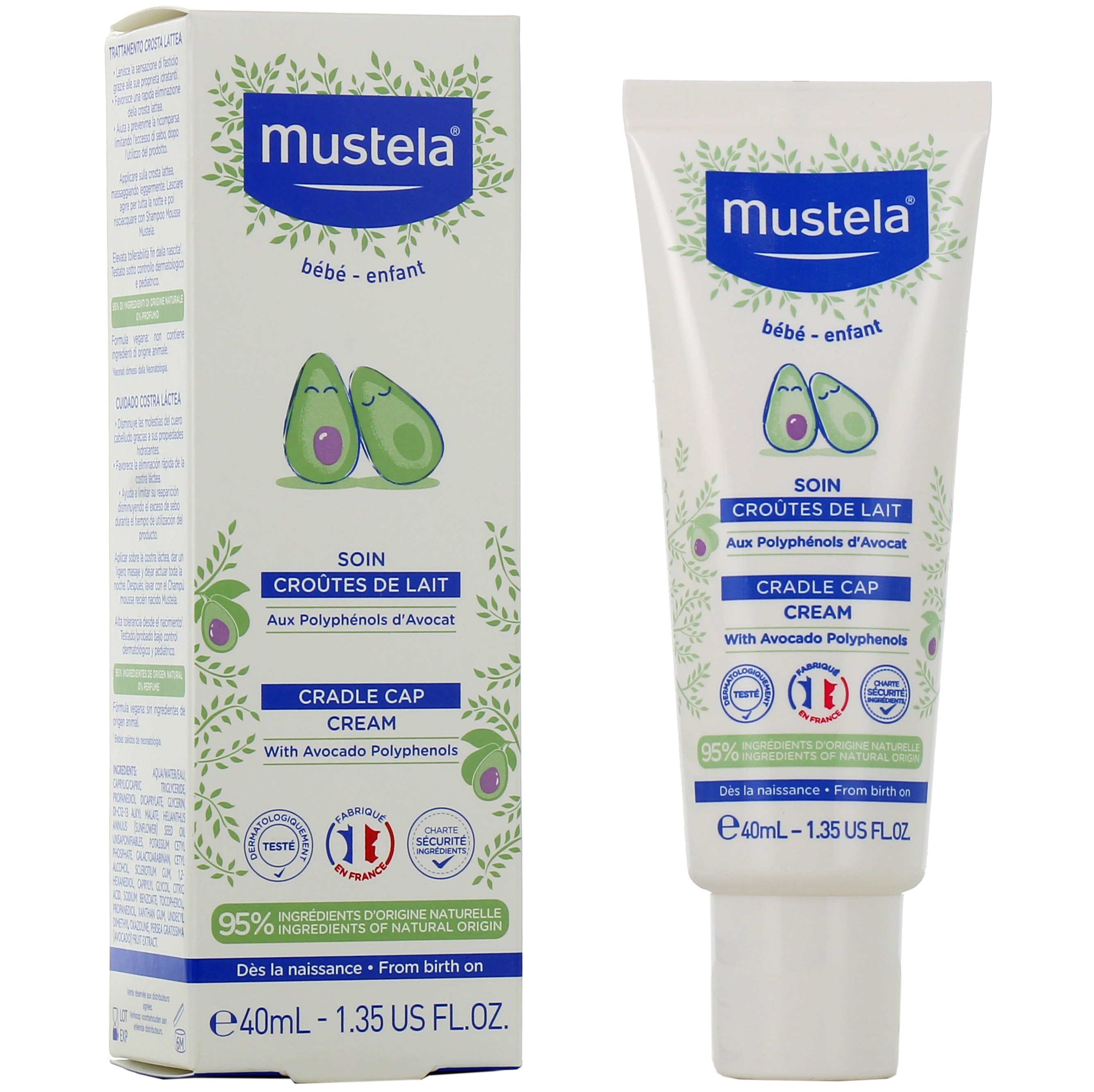 Mustela - Soin croutes de lait 40ml Mustela 3504105028718 : Pharmacie,  Homéopathie et parapharmacie française en ligne