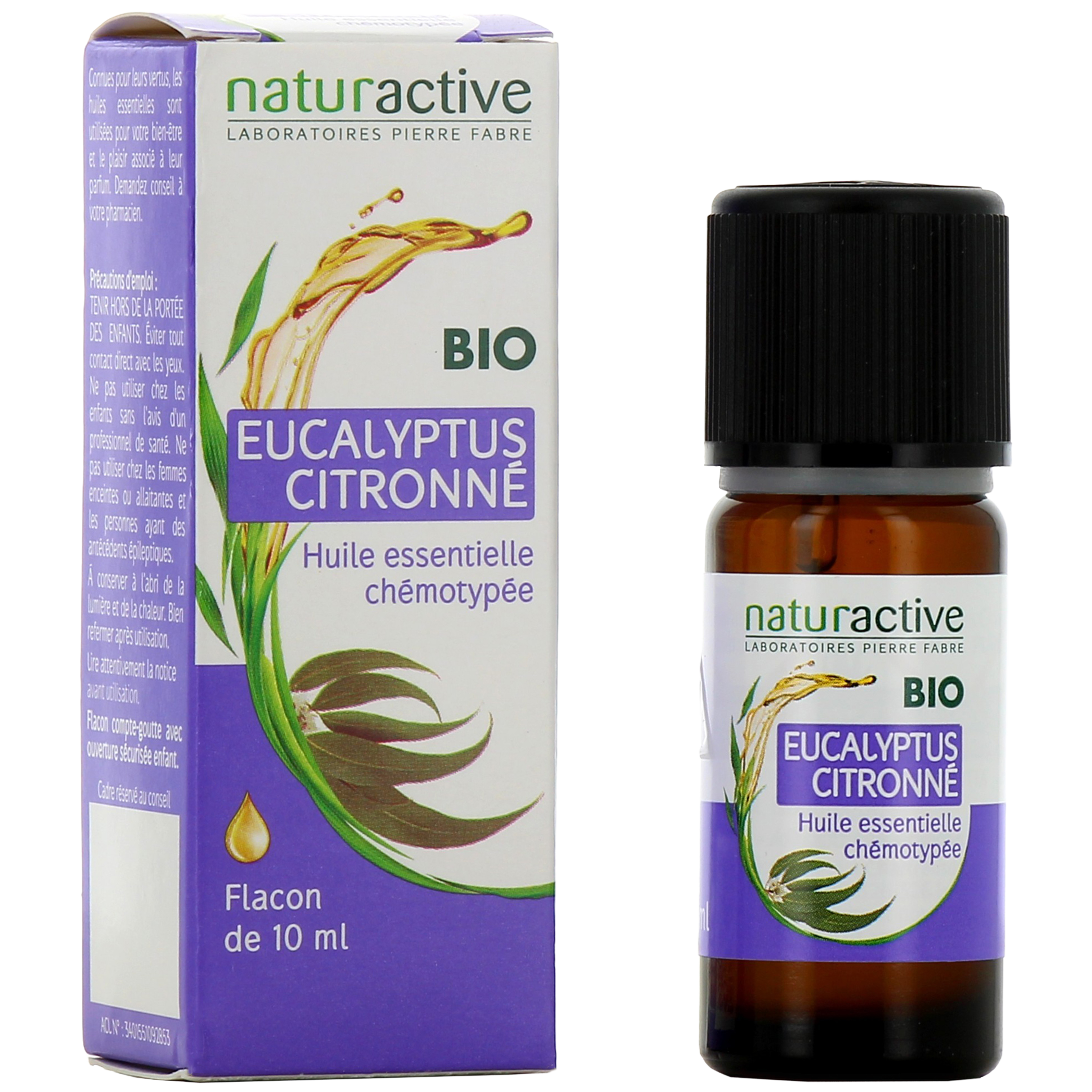 Huile Essentielle Eucalyptus Citronné BIO - Apaisante, Anti-inflammatoire,  Répulsive