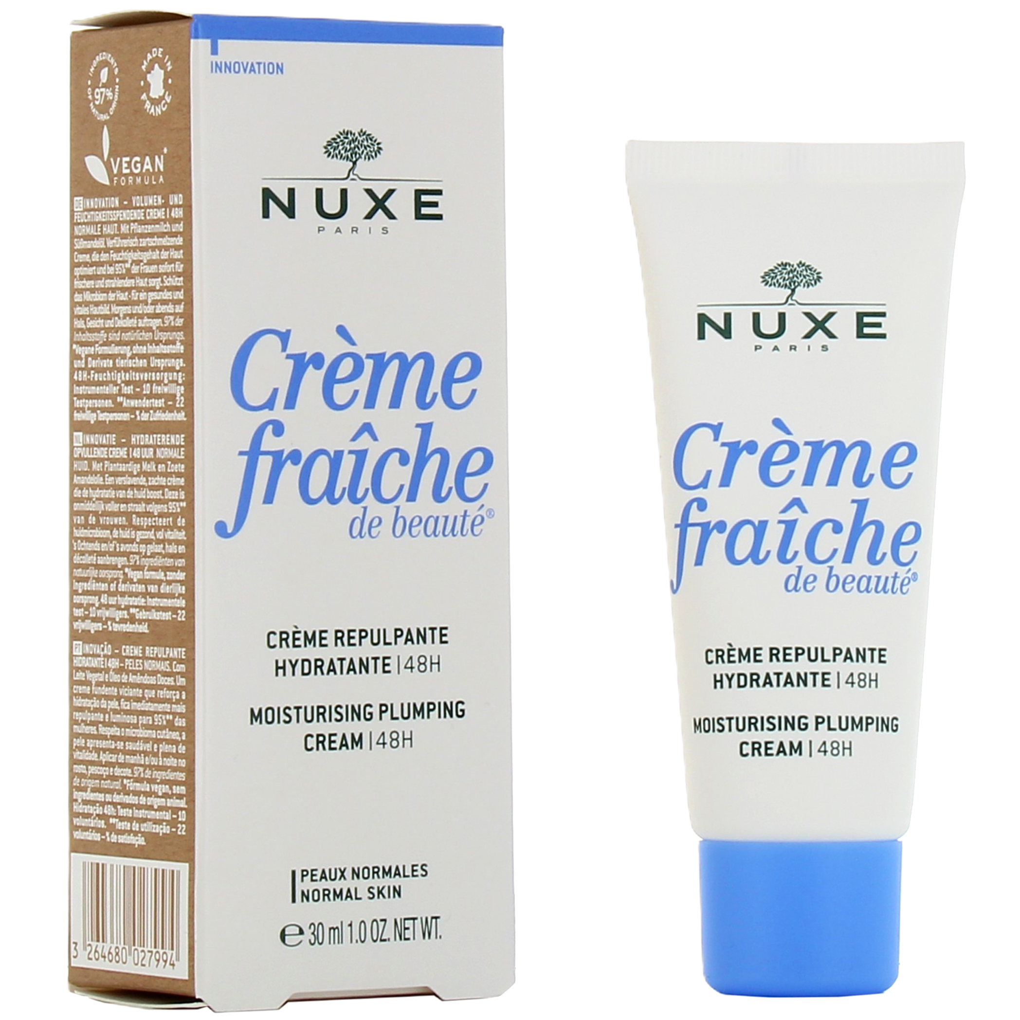 Crème visage hydratante repulpante Nuxe Crème fraîche de beauté