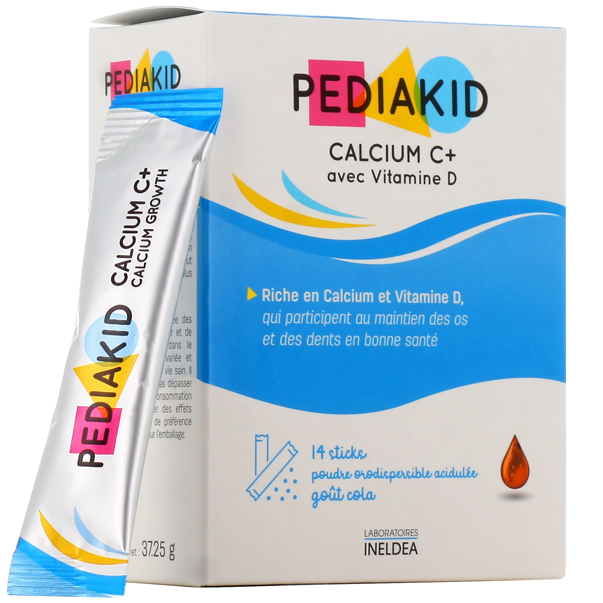 PEDIAKID® CALCIUM C+ - Maintien du Capital osseux - Etui de 14