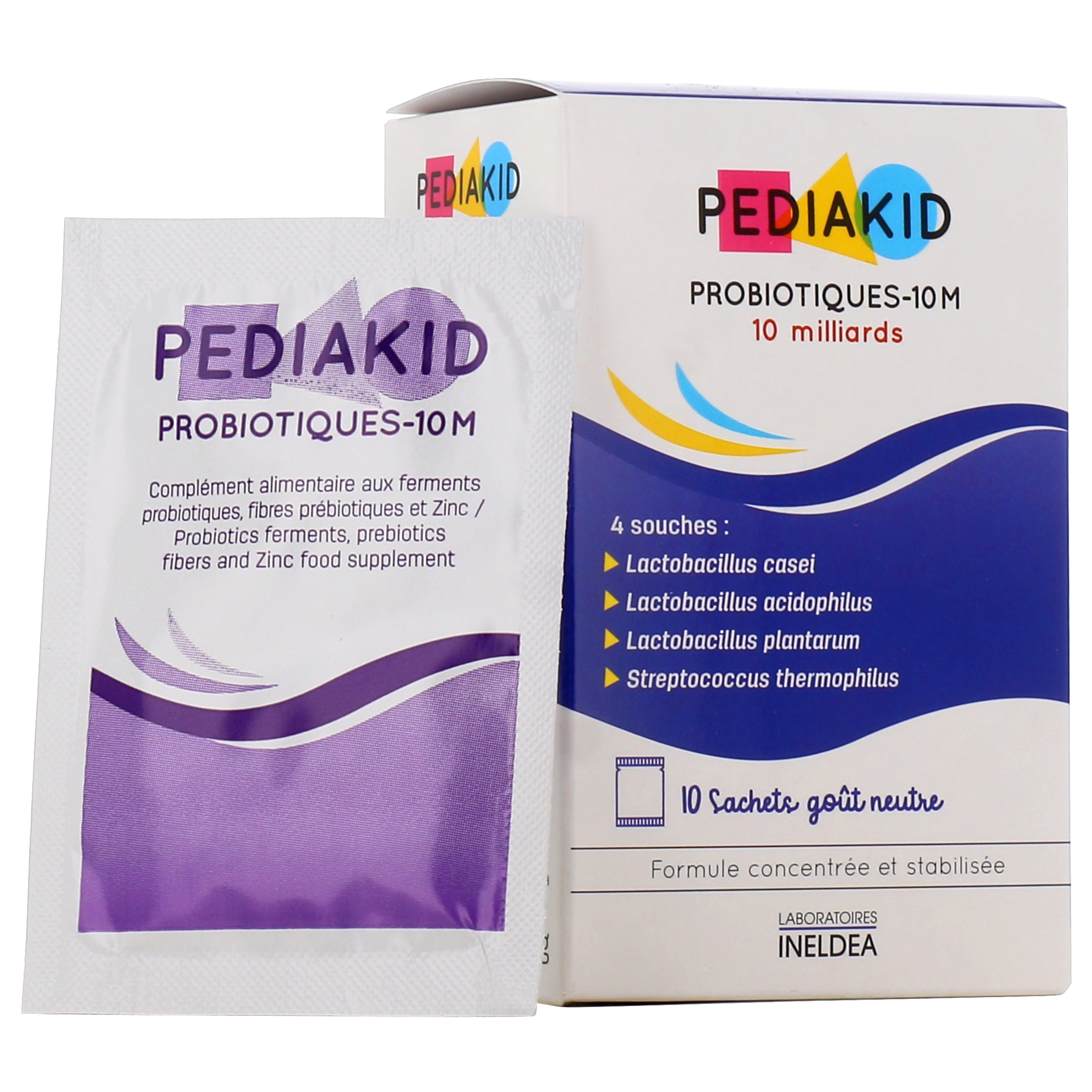 Pediakid Probiotiques-10M - Rééquilibre flore intestinale - Dès 6