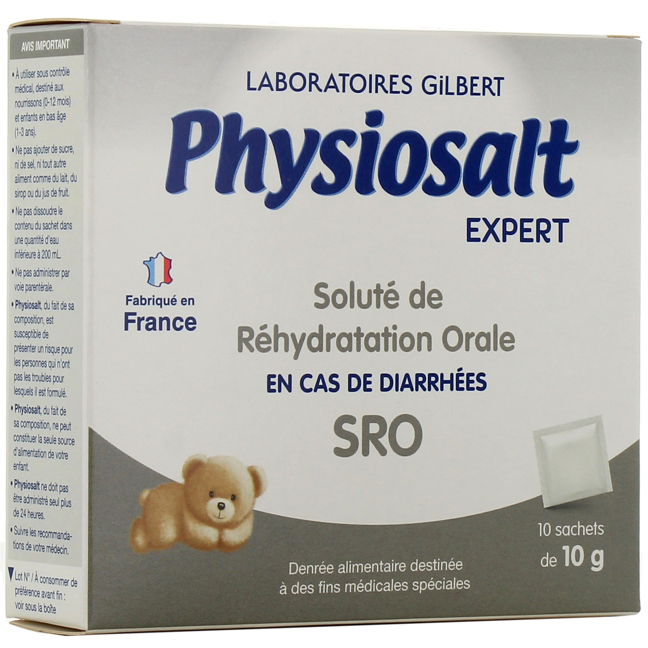 Physiolac Physiosalt Soluté de Réhydratation Oral - 10 sachets