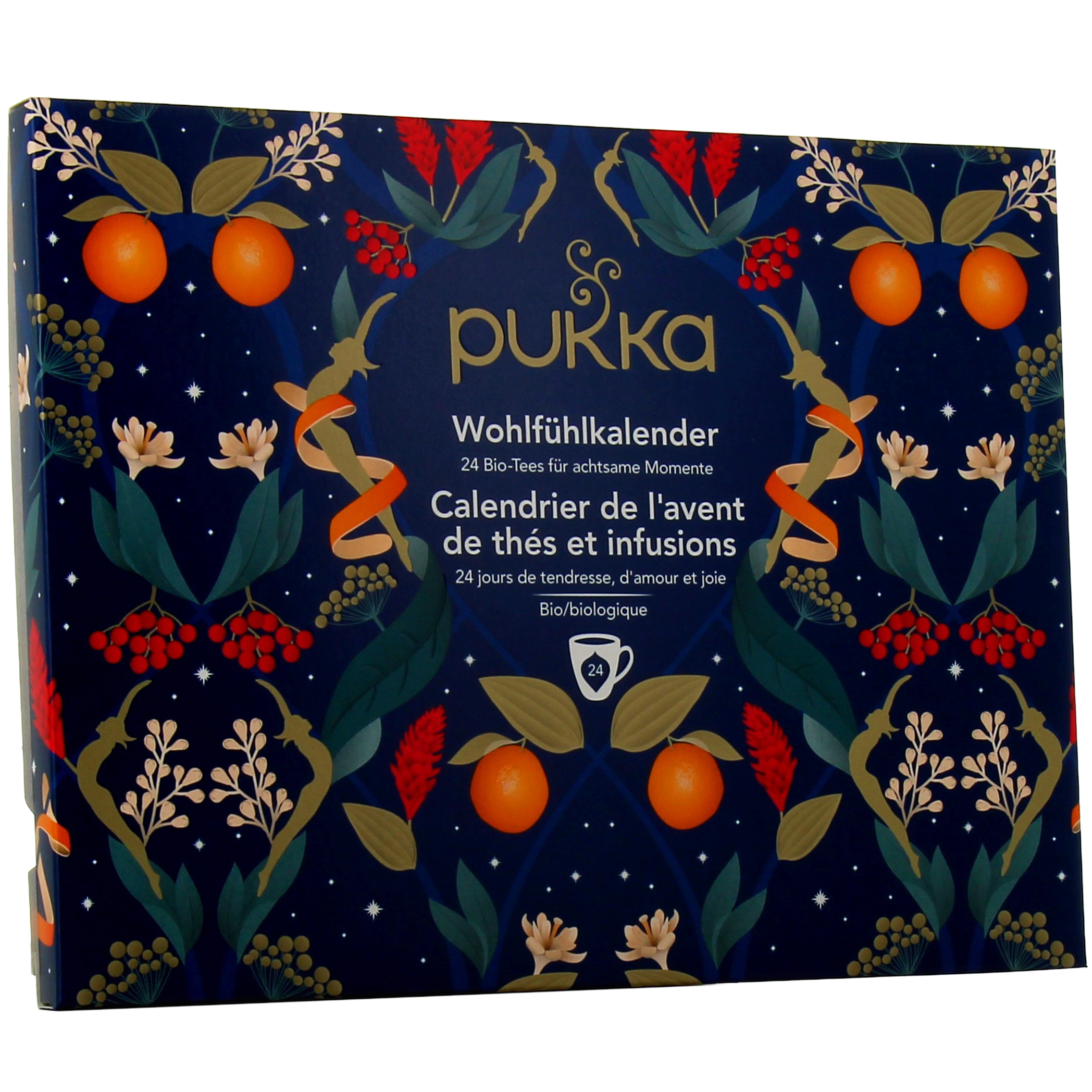 Calendrier de l'Avent Pukka : thé et tisane bio