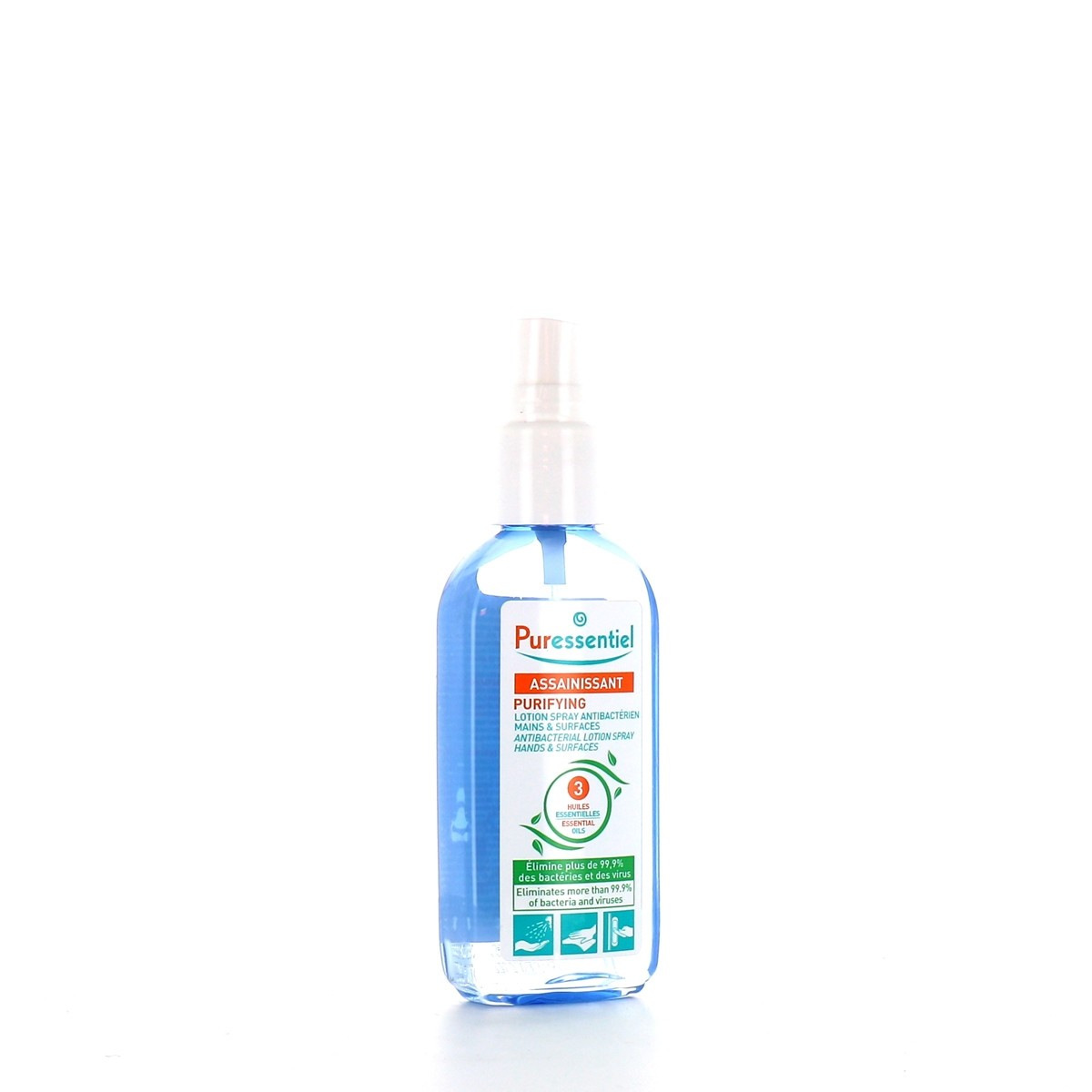 Assainissant Lotion Spray Antibactérien Mains & Surfaces 80 ml
