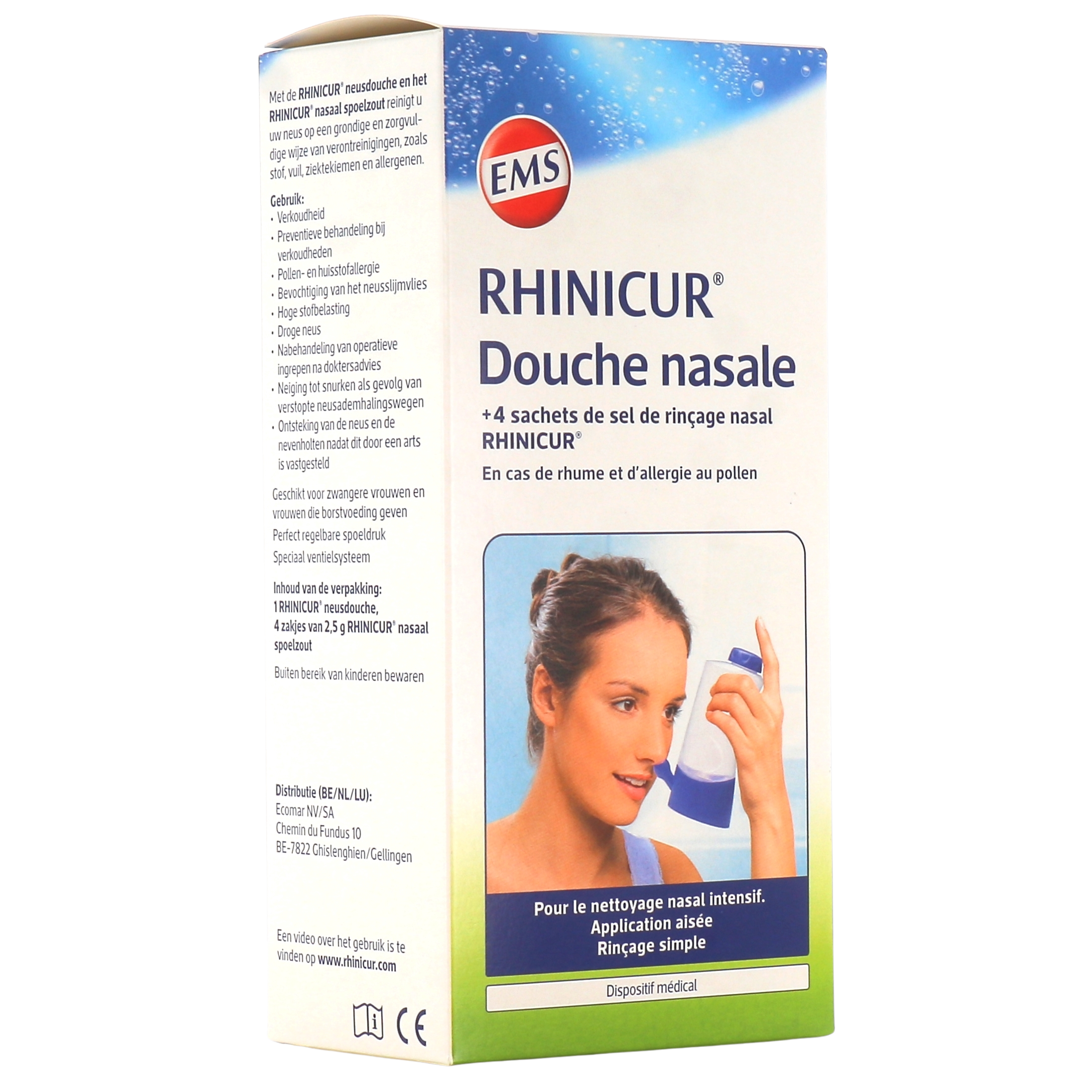 Rhinicur Sel de Rinçage Nasal 20 sachets : : Hygiène et Santé