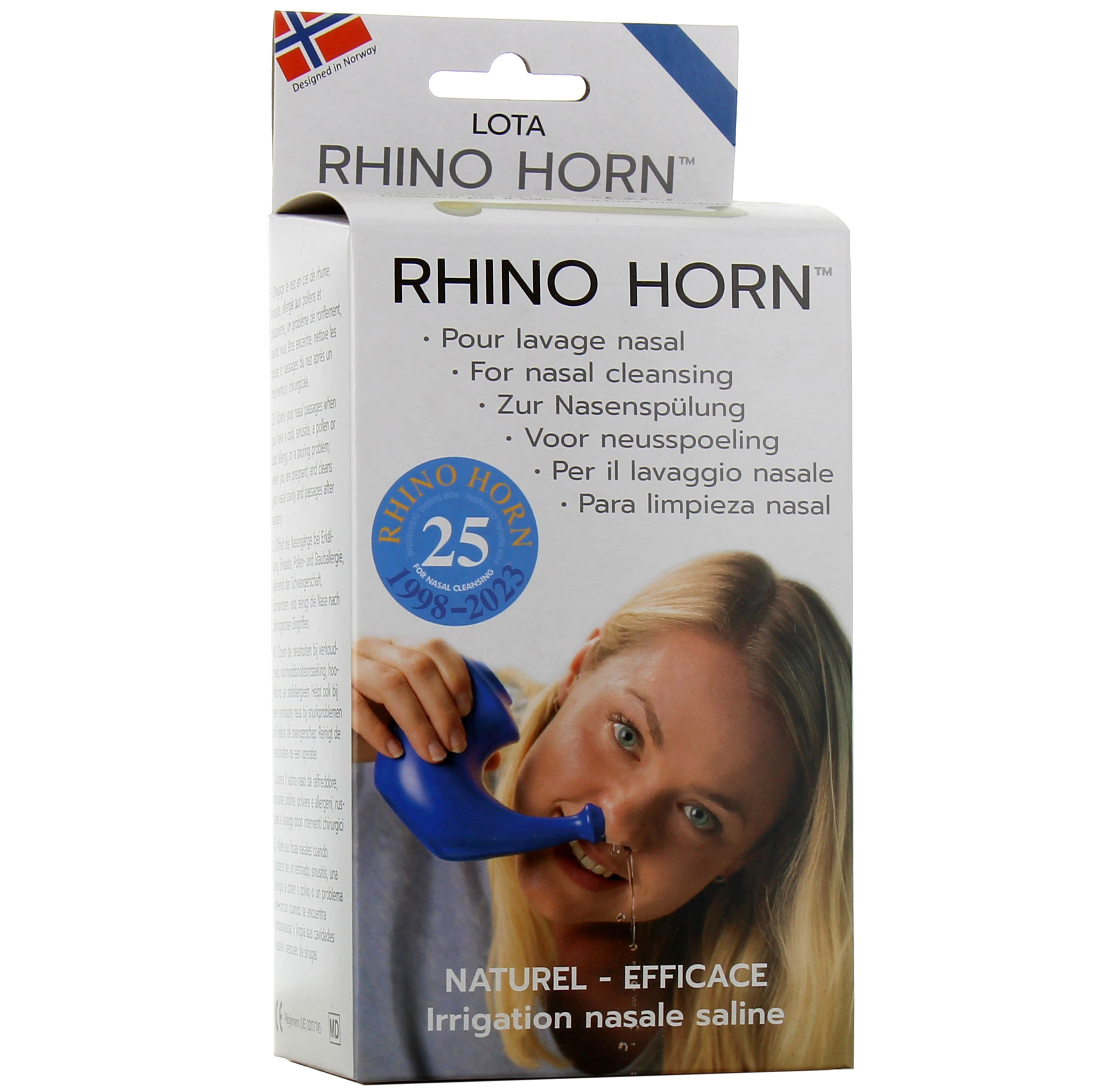 Demonstration lavage de nez Rhino Horn 