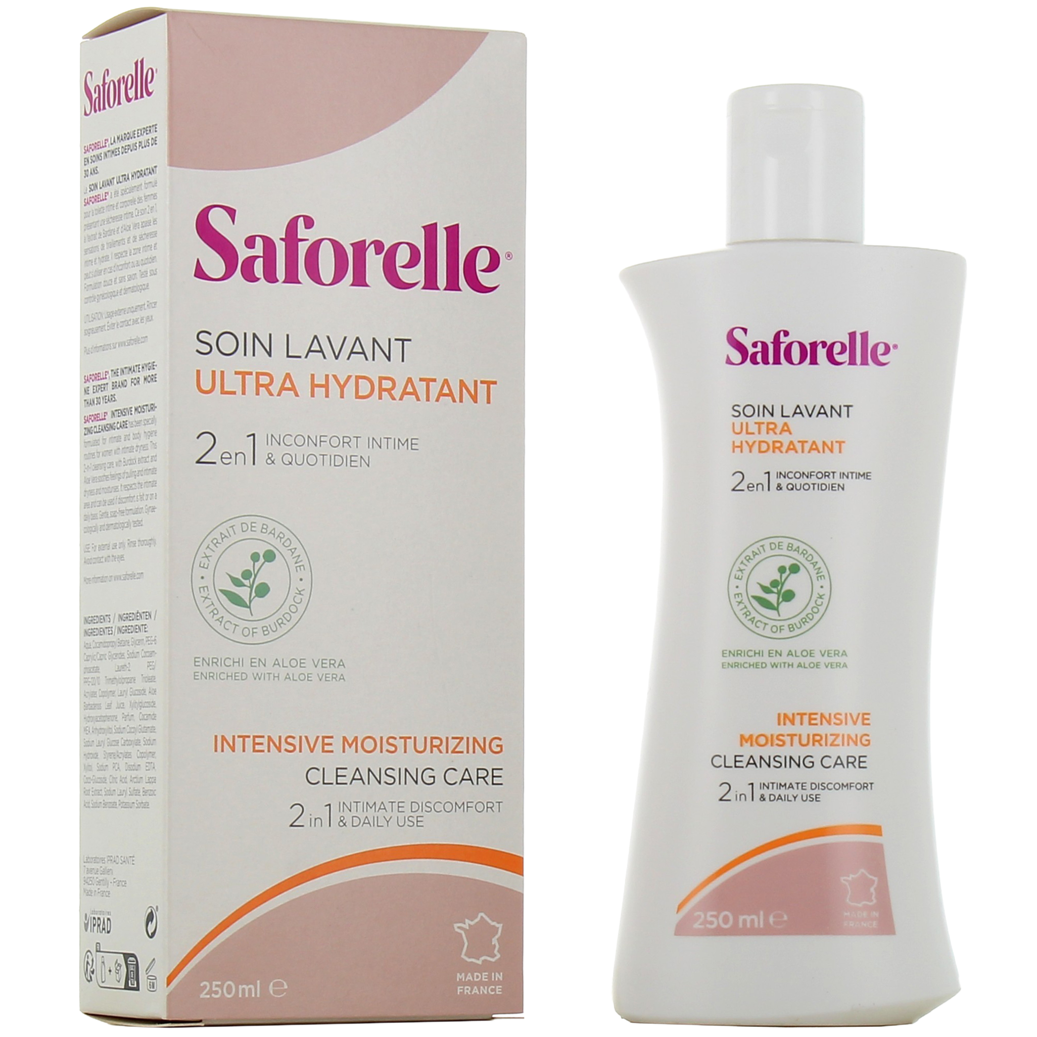Saforelle Soin lavant ultra hydratant - Toilette intime - INCI Beauty