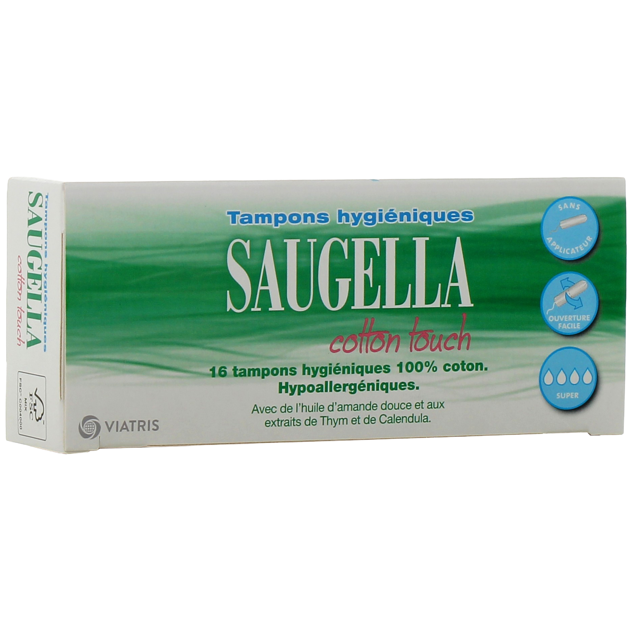 Tampons hygiéniques Saugella Cotton Touch